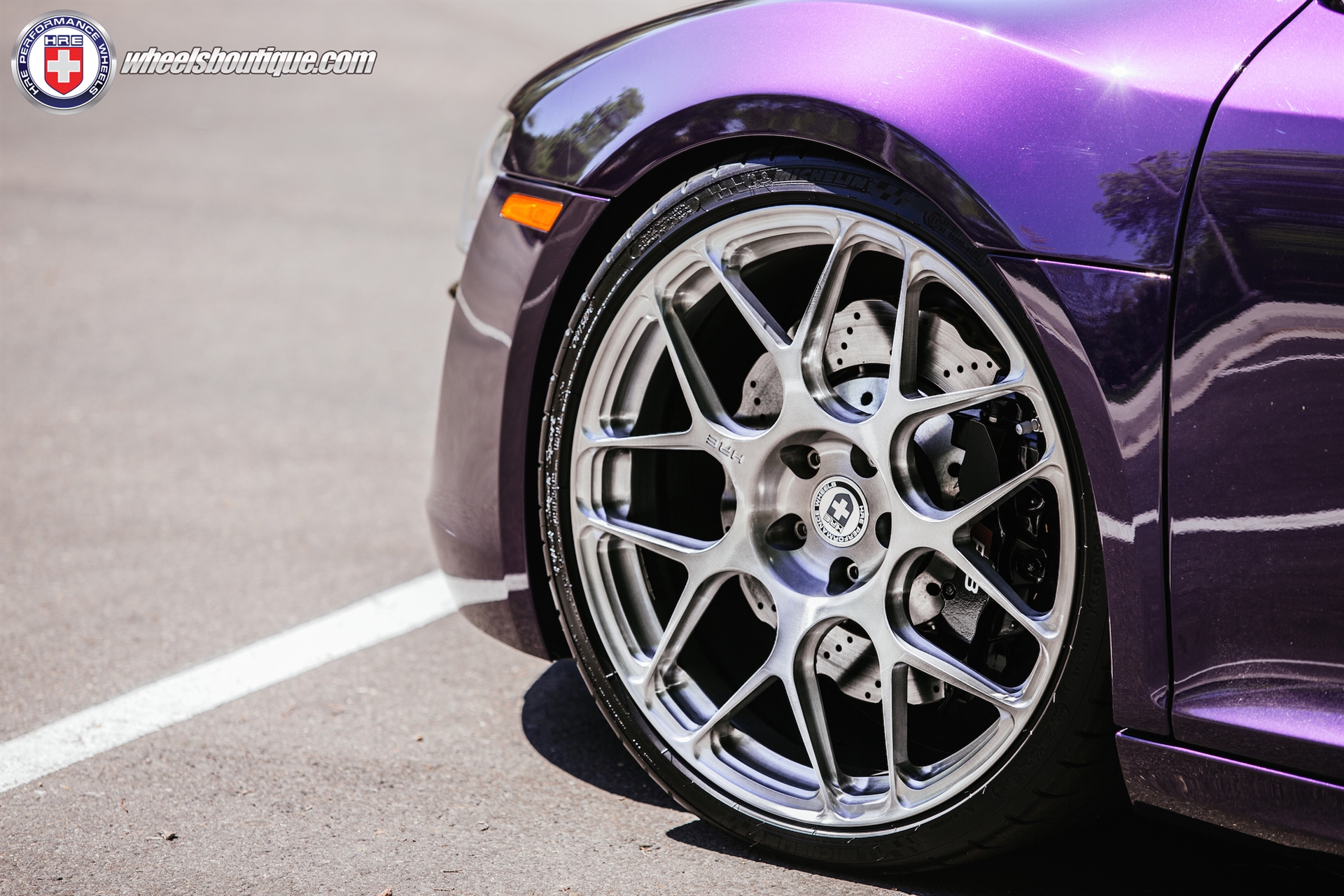 HRE P40SC | Audi R8 Velvet Purple