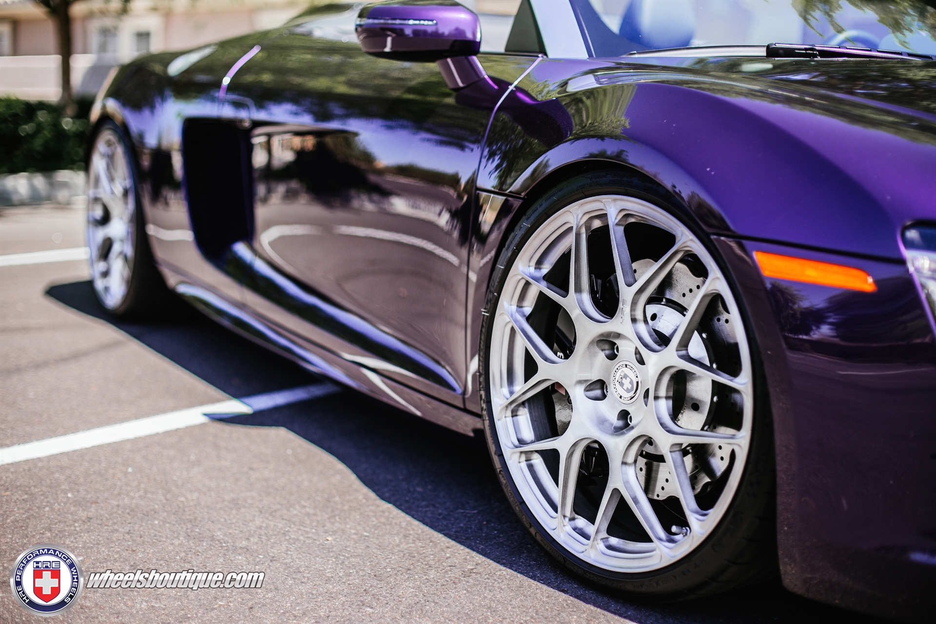 HRE P40SC | Audi R8 Velvet Purple