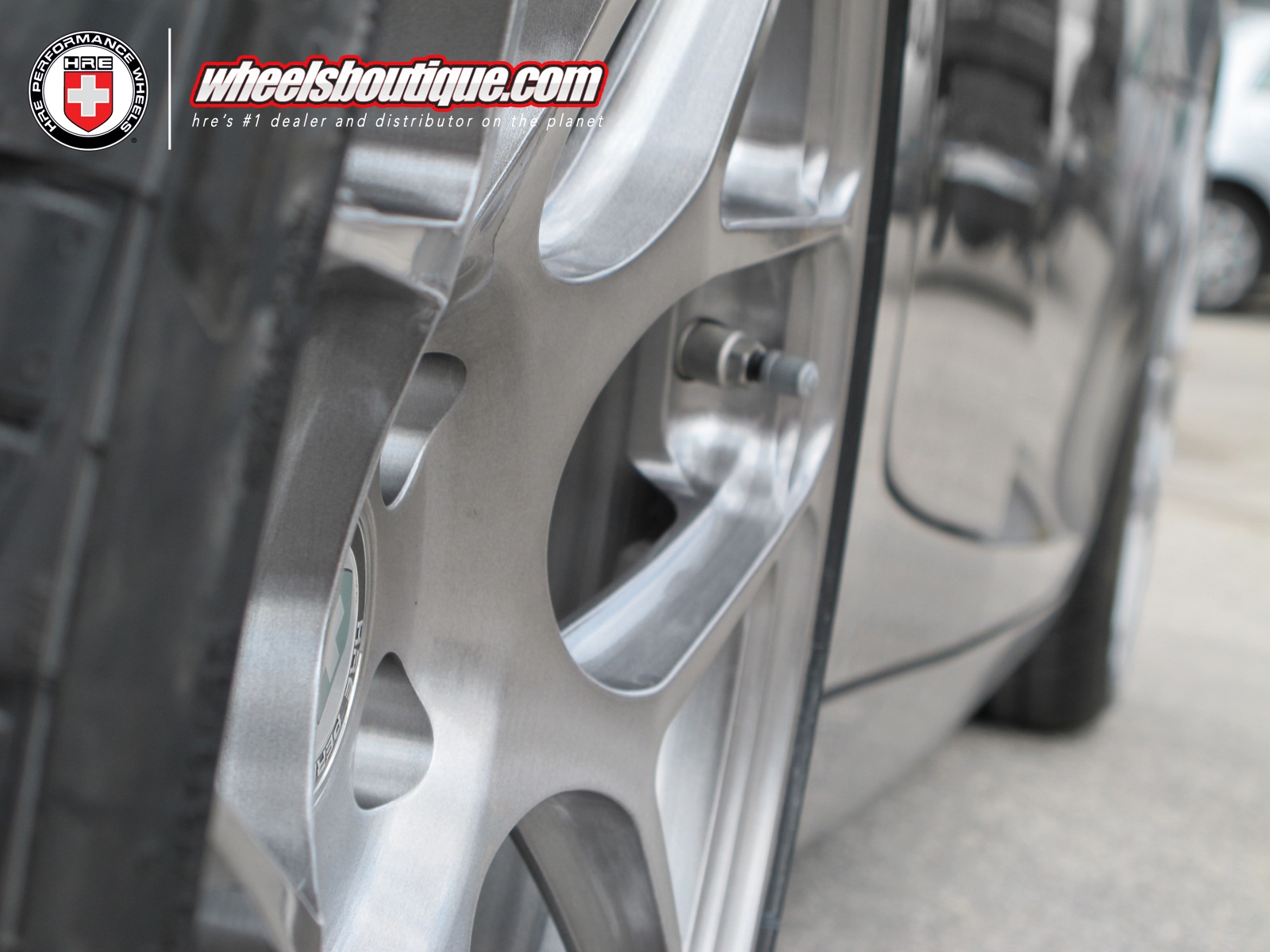 HRE P40SC Conical Rims in brushed silver