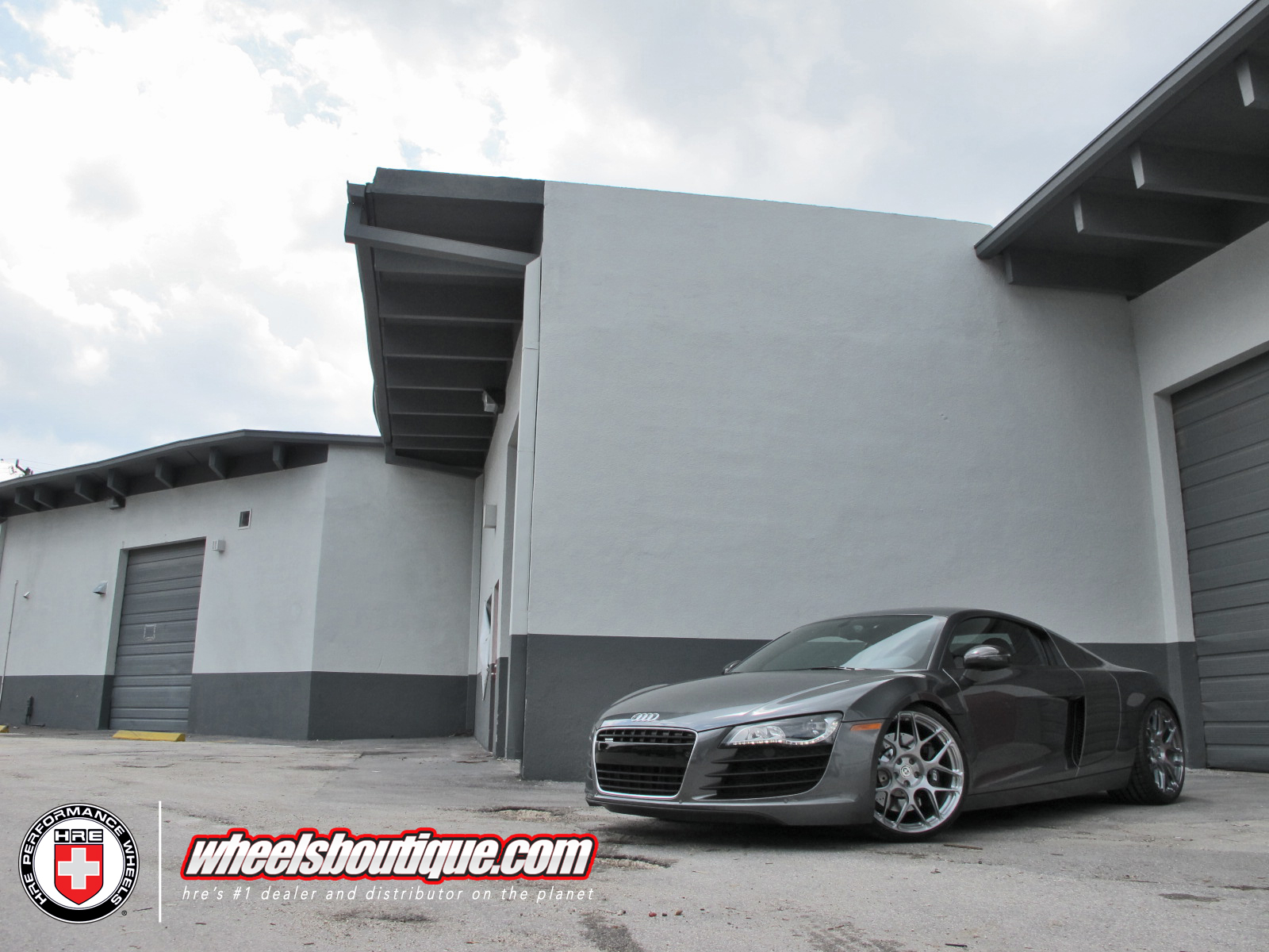 HRE P40SC Conical Rims in brushed silver