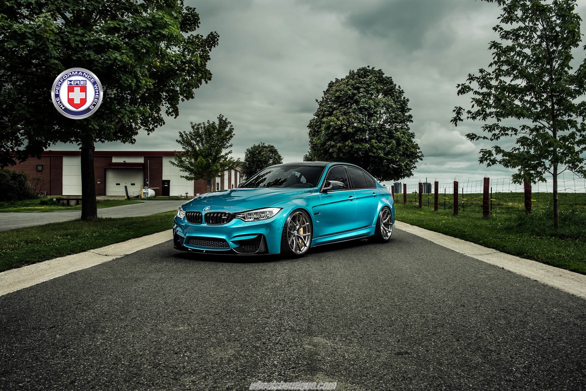 HRE P101 | BMW M3 F80 Atlantis Blue Metallic