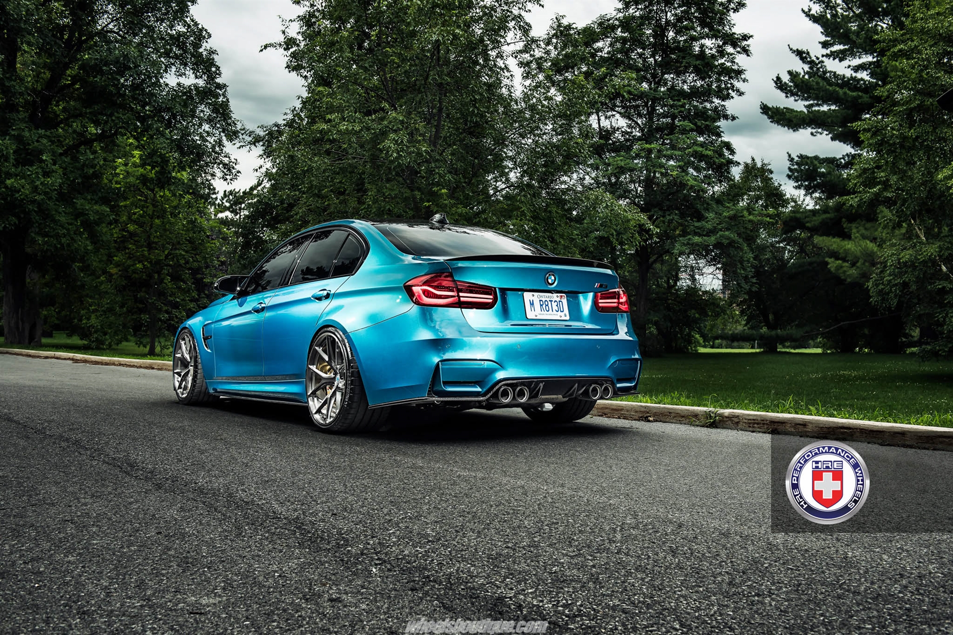 HRE P101 | BMW M3 F80 Atlantis Blue Metallic