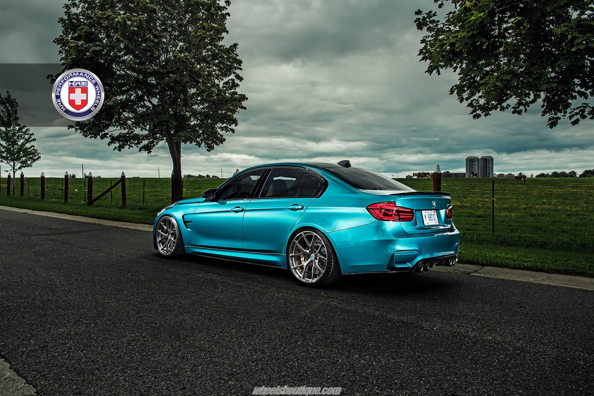 HRE P101 | BMW M3 F80 Atlantis Blue Metallic