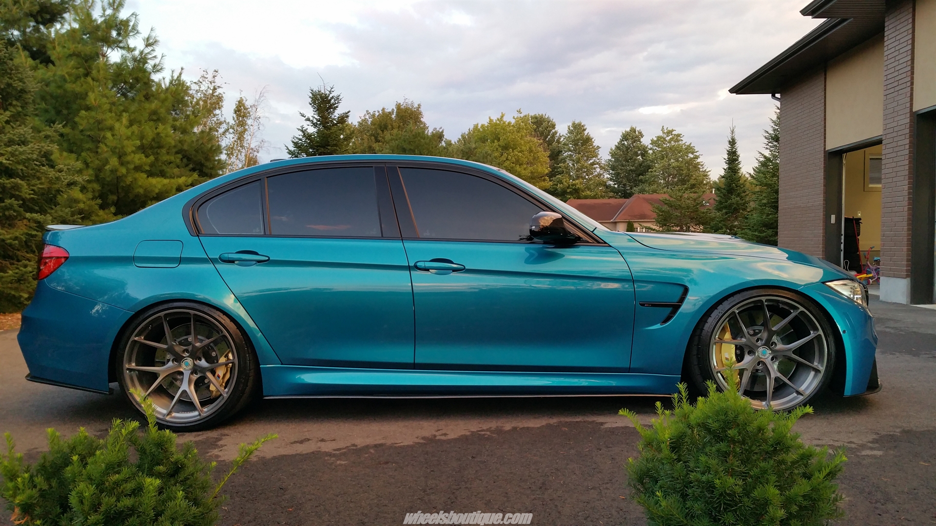 HRE P101 | BMW M3 F80 Atlantis Blue Metallic
