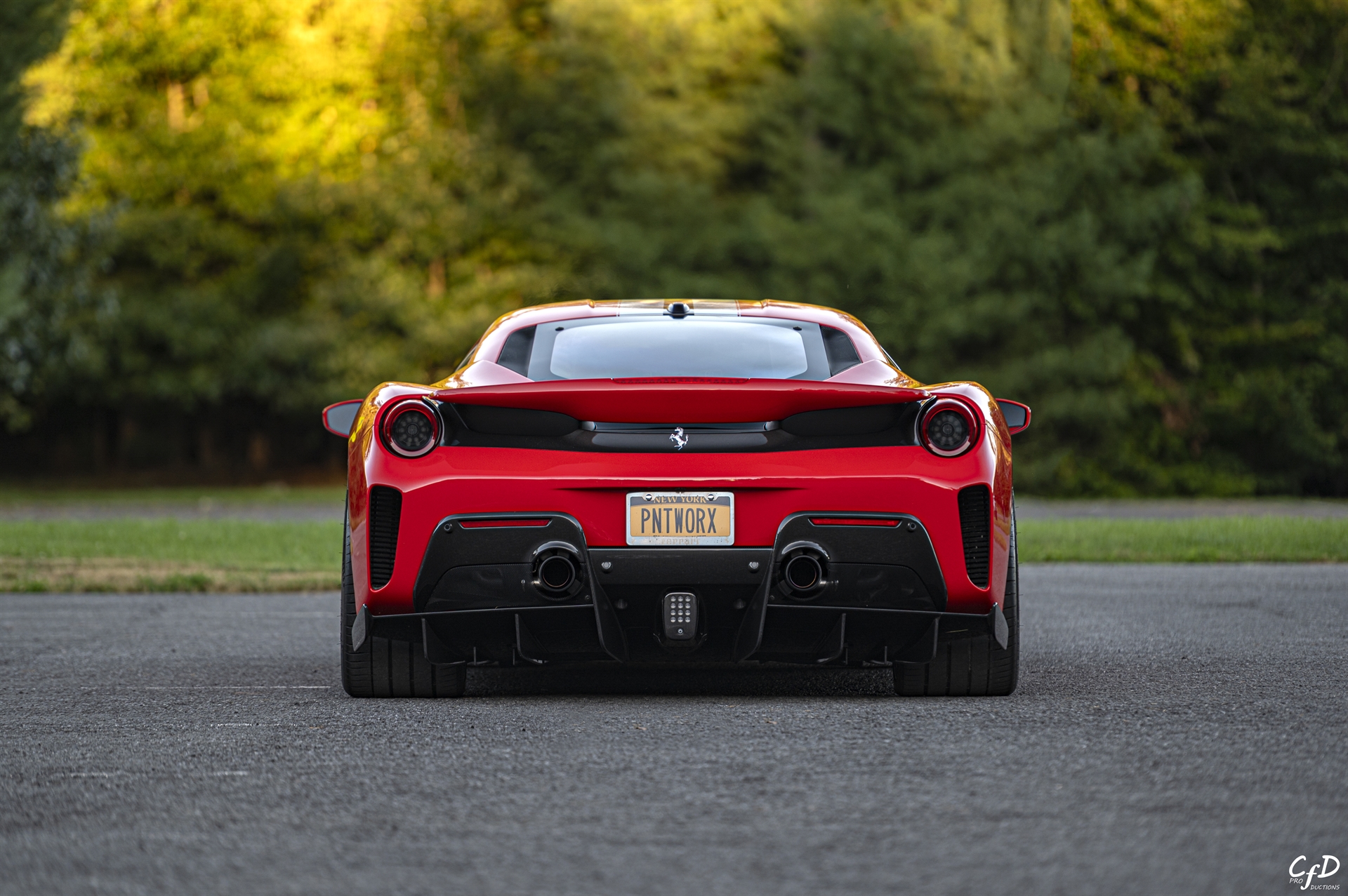 Ferrari 488 Pista | Rosso Corza | on HRE P101 | Brushed Clear