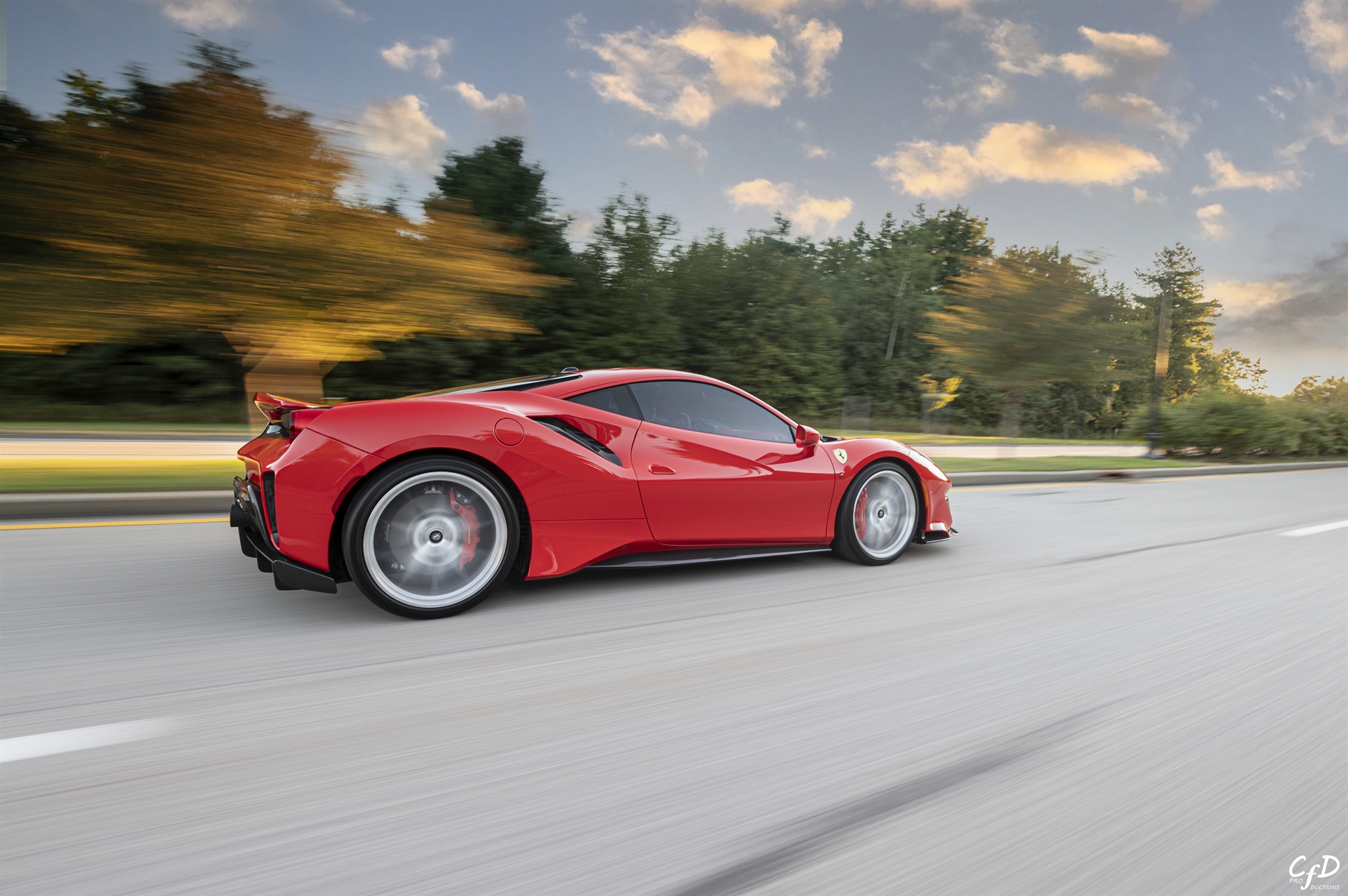 Ferrari 488 Pista | Rosso Corza | on HRE P101 | Brushed Clear