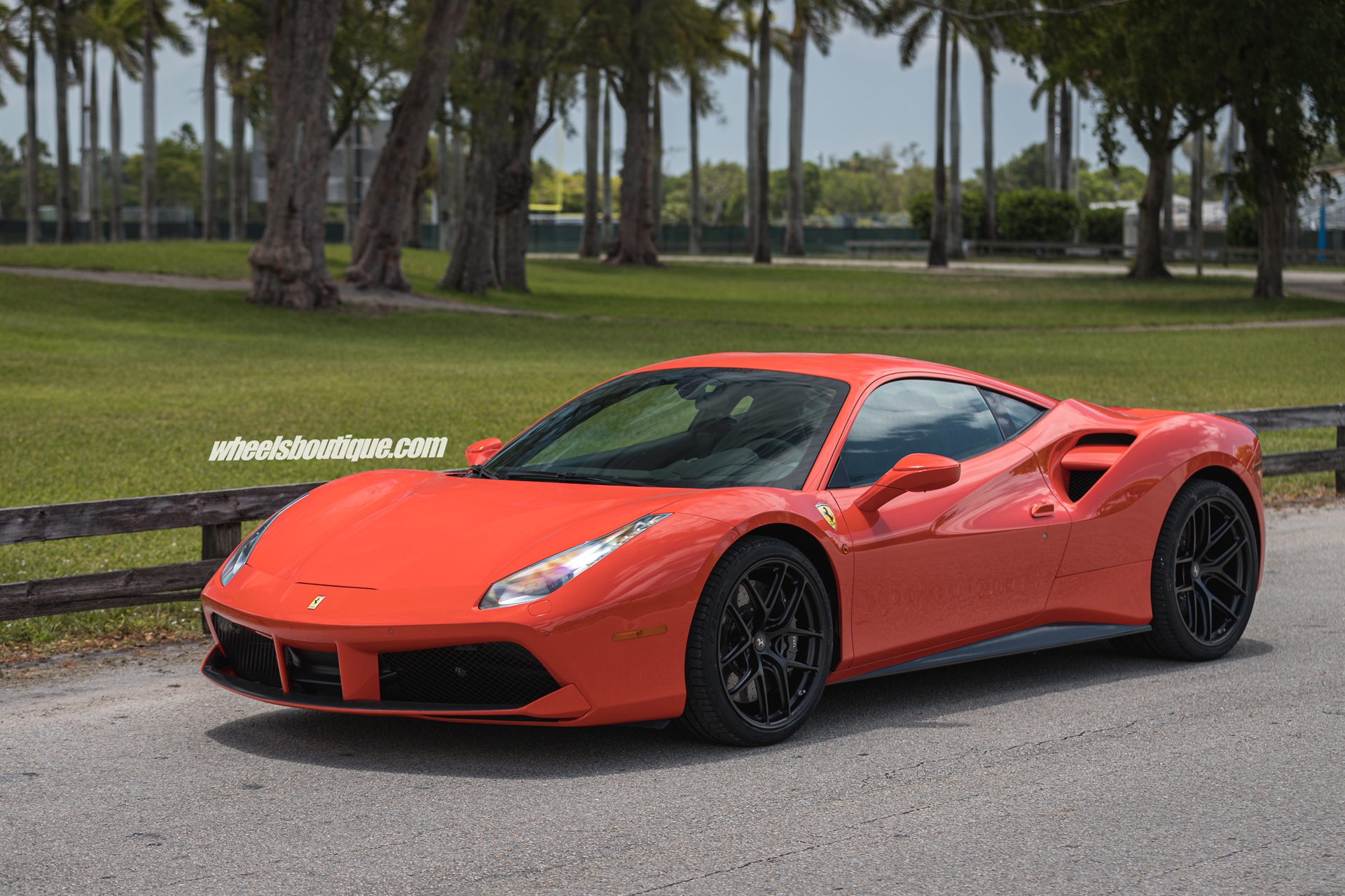 Ferrari 488 | Rosso Corza | HRE R101 Lightweight | Satin Black