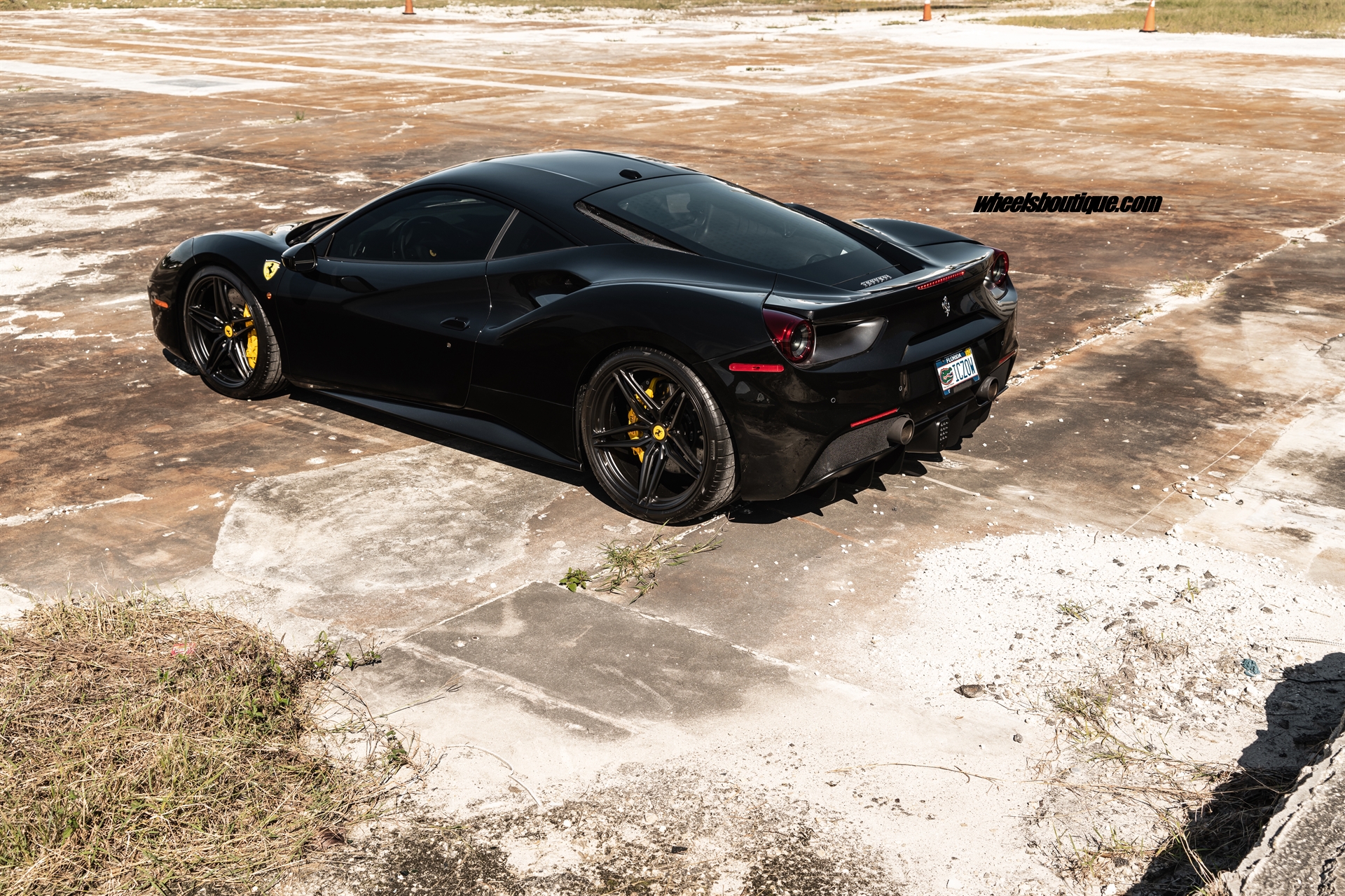 Ferrari 488 | Nero | on ANRKY P107SC | Satin Black