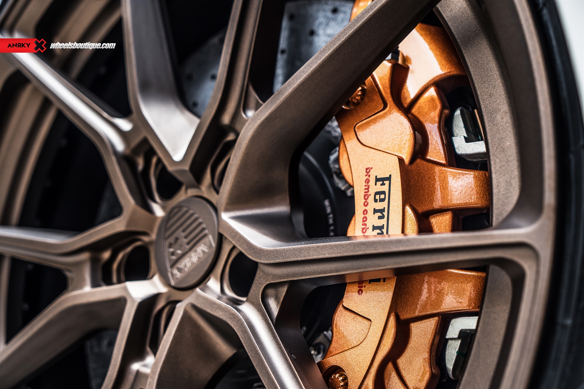 Ferrari 488 Spider | Bianco Avus | on ANRKY AN22 | Satin Bronze