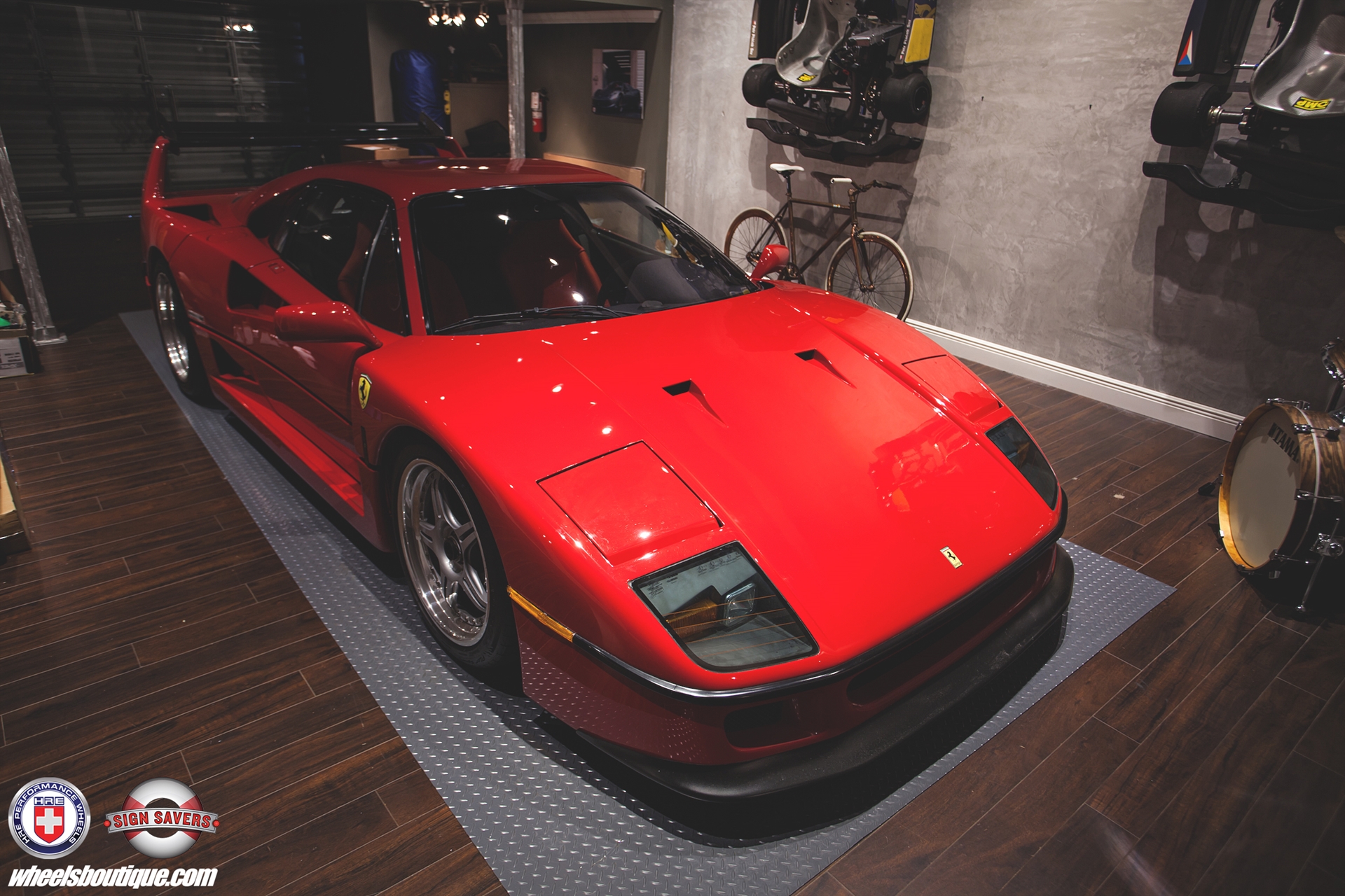 HRE 547 @ The Sign Savers | Ferrari F40