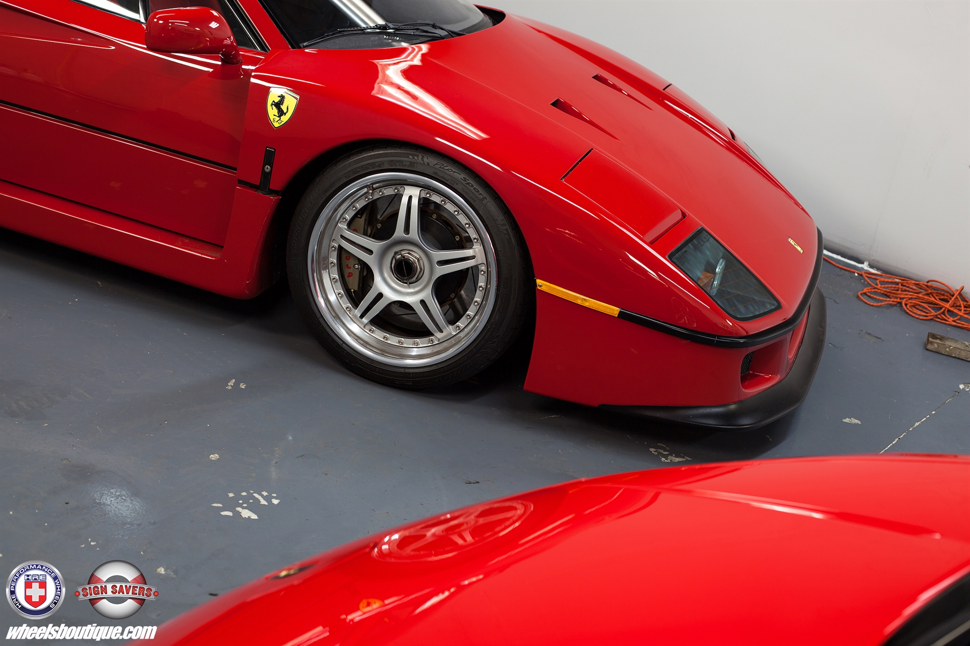 HRE 547 @ The Sign Savers | Ferrari F40