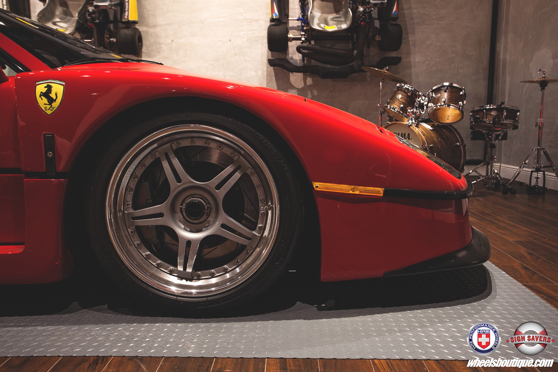 HRE 547 @ The Sign Savers | Ferrari F40