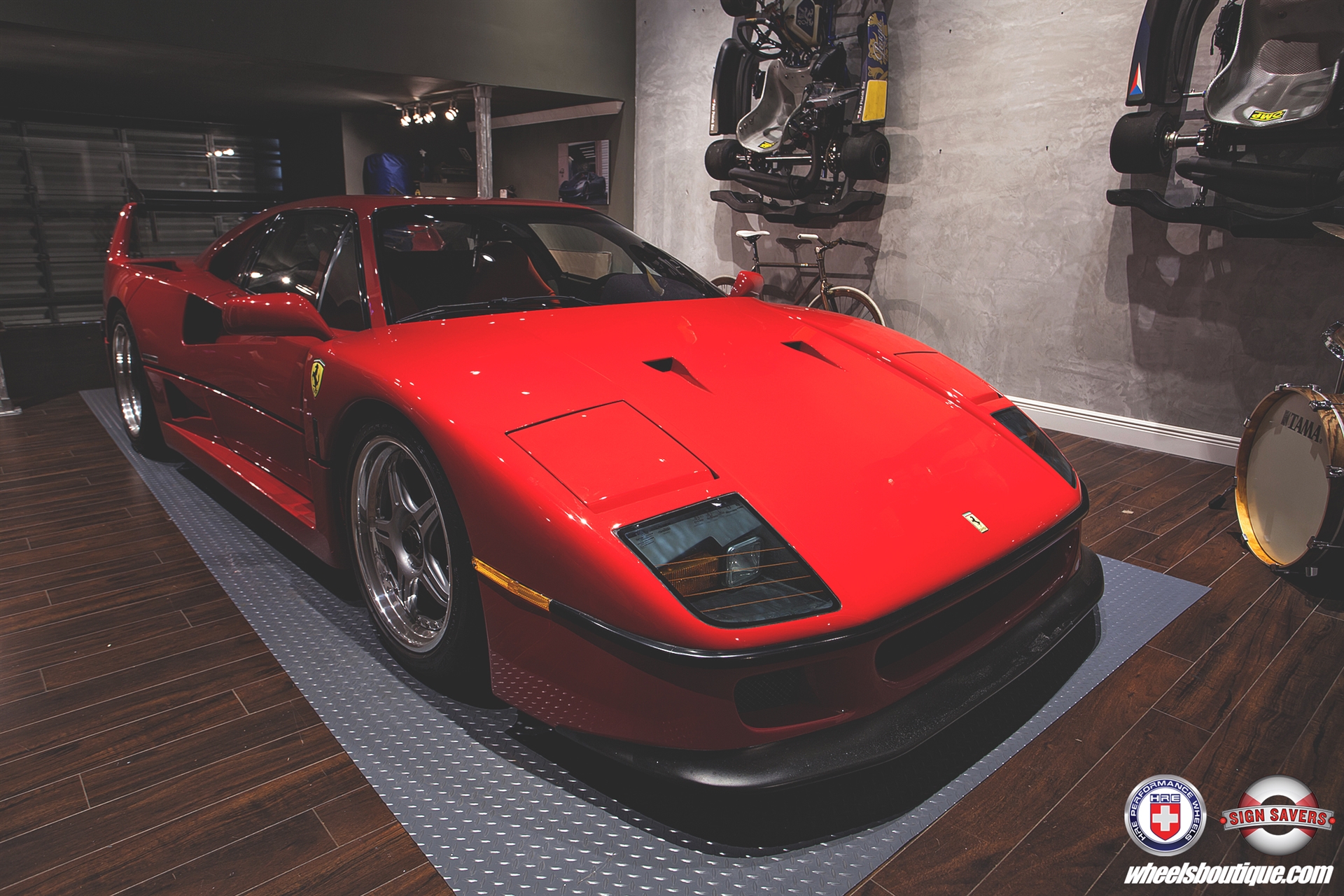 HRE 547 @ The Sign Savers | Ferrari F40