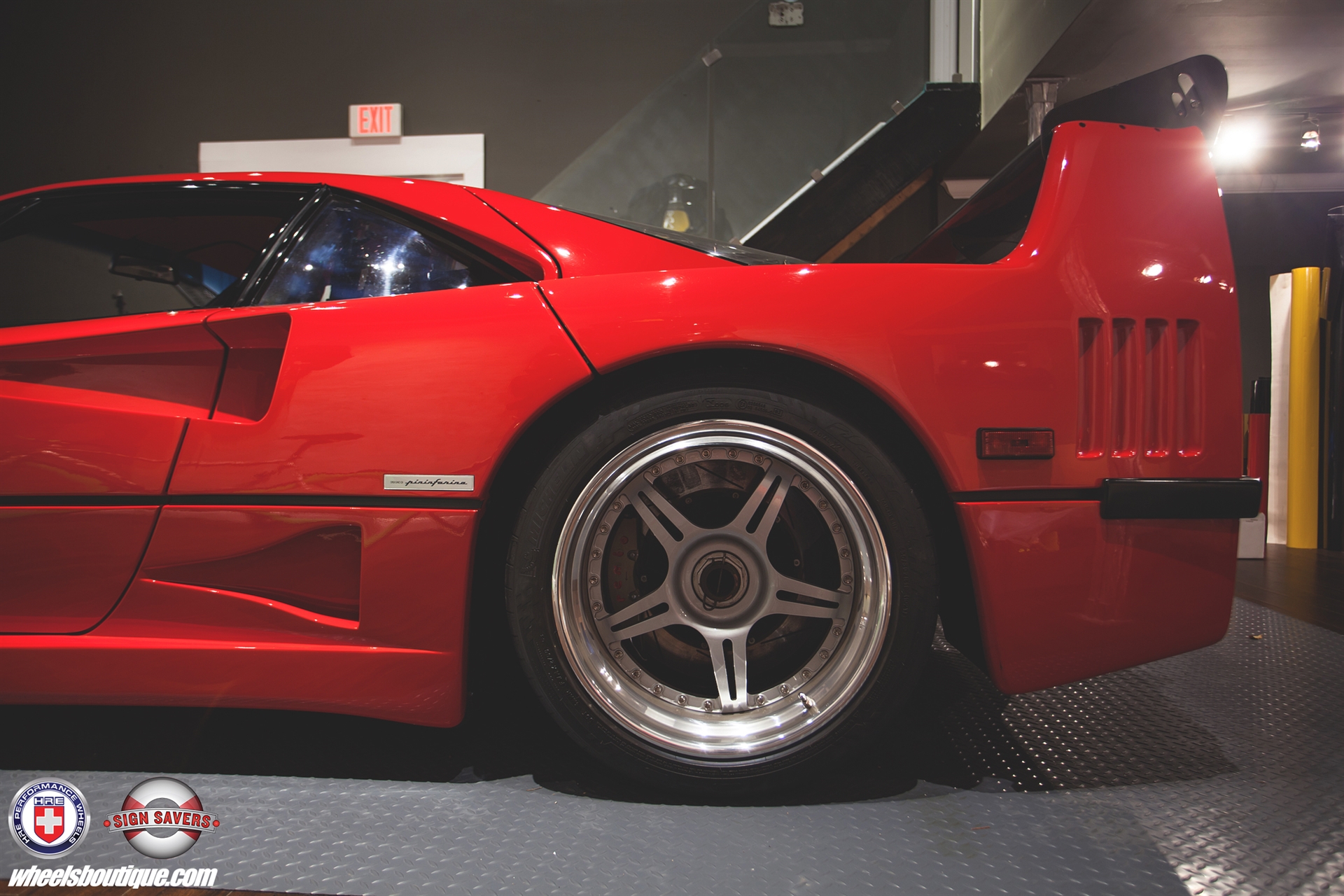 HRE 547 @ The Sign Savers | Ferrari F40