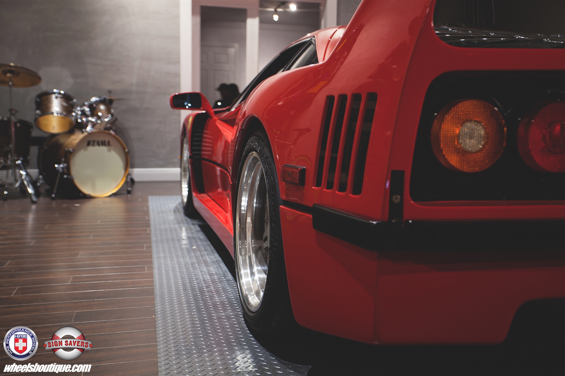 HRE 547 @ The Sign Savers | Ferrari F40