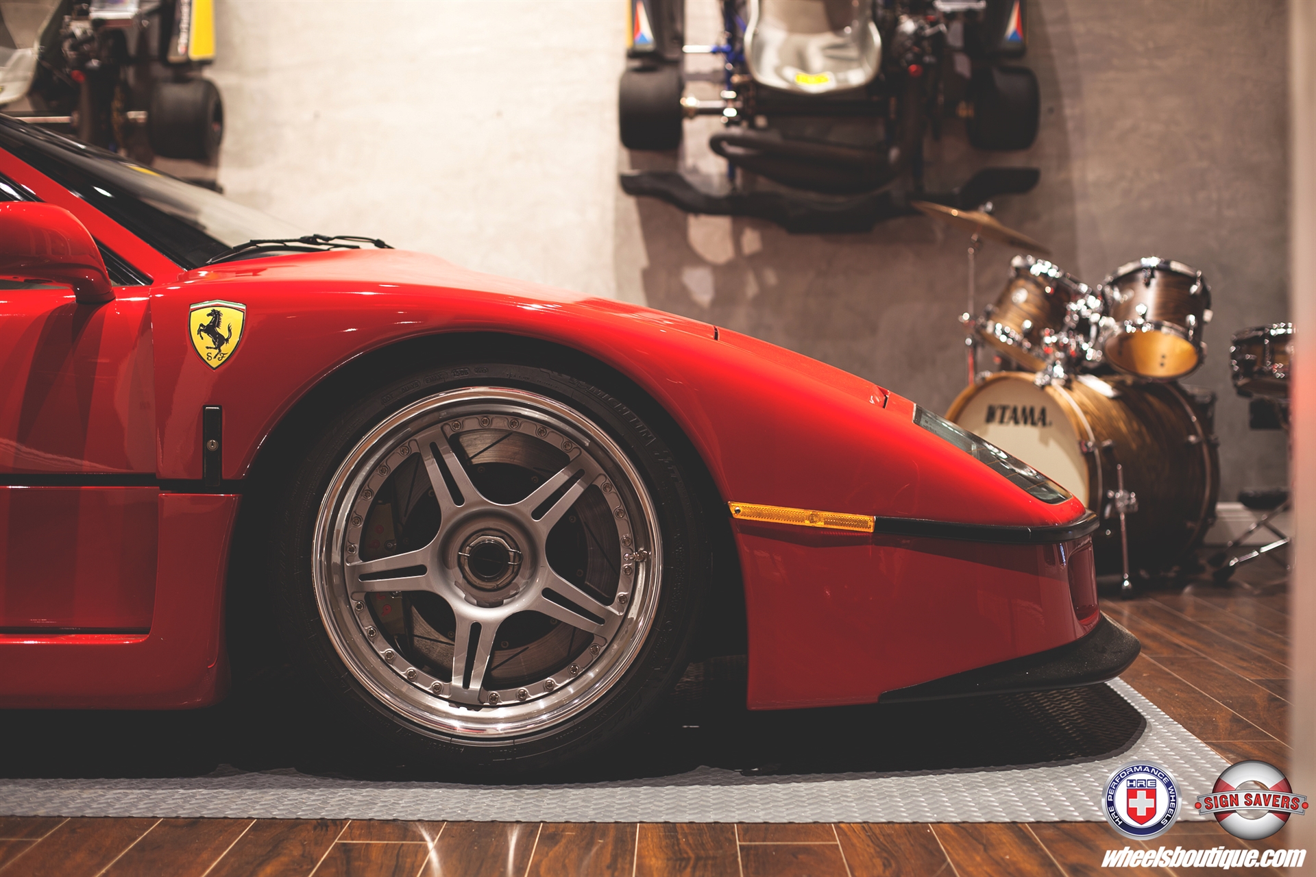 HRE 547 @ The Sign Savers | Ferrari F40