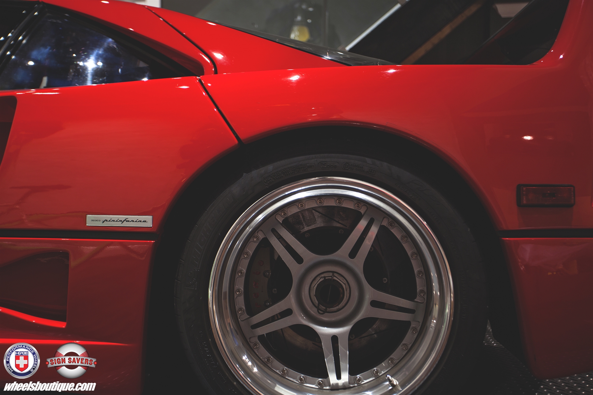 HRE 547 @ The Sign Savers | Ferrari F40