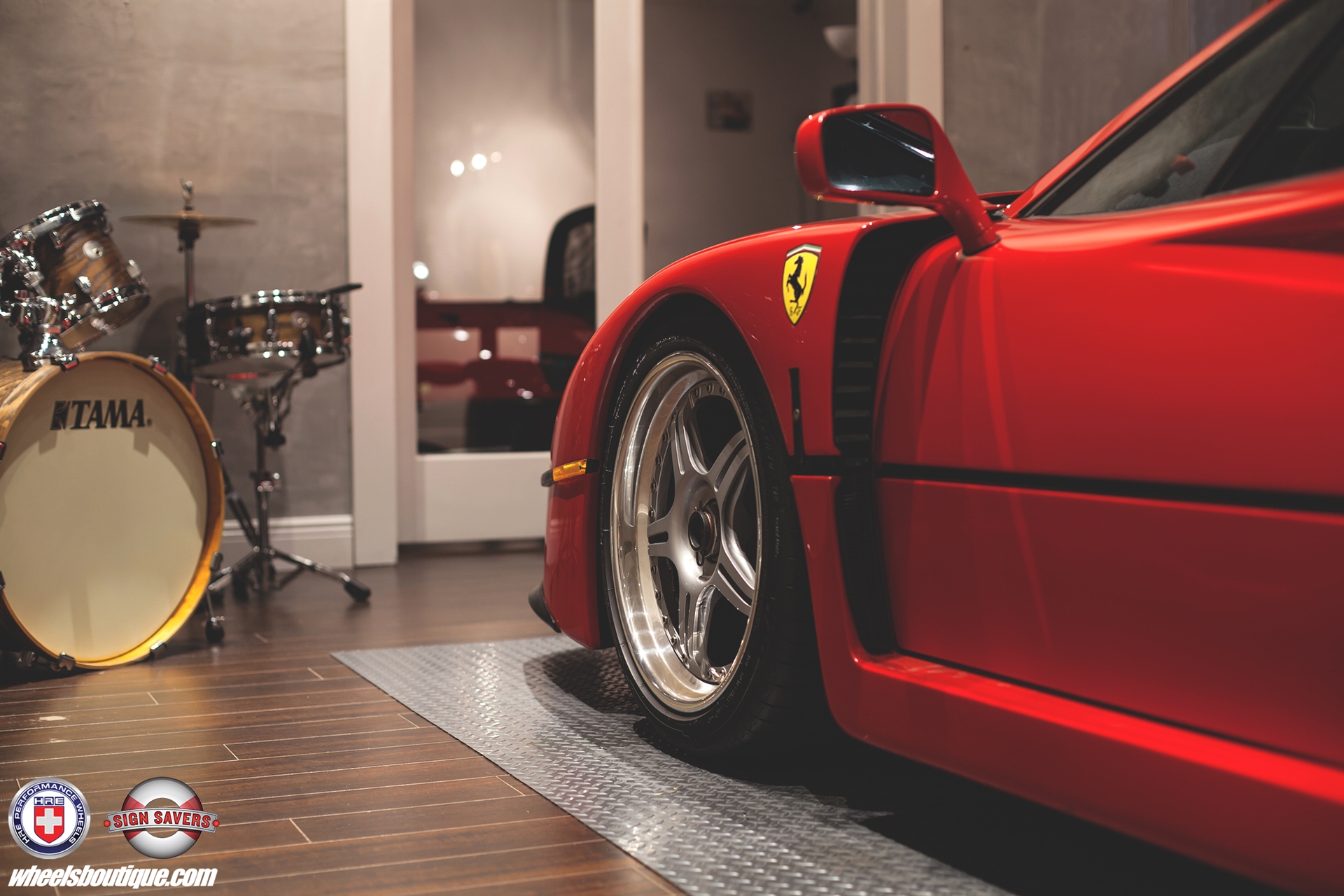 HRE 547 @ The Sign Savers | Ferrari F40