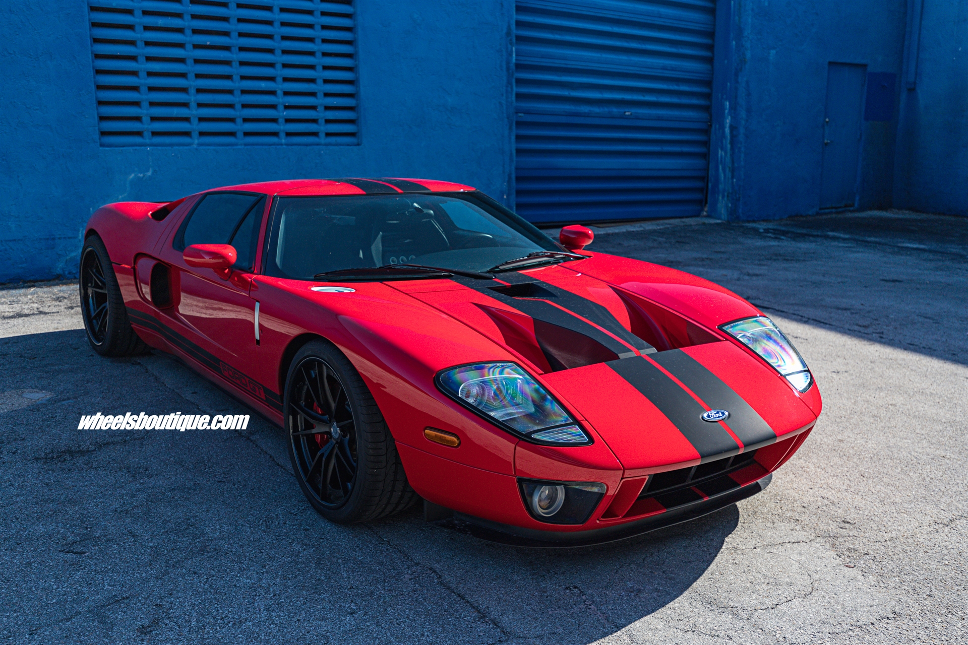HRE S104 | Red Ford GT
