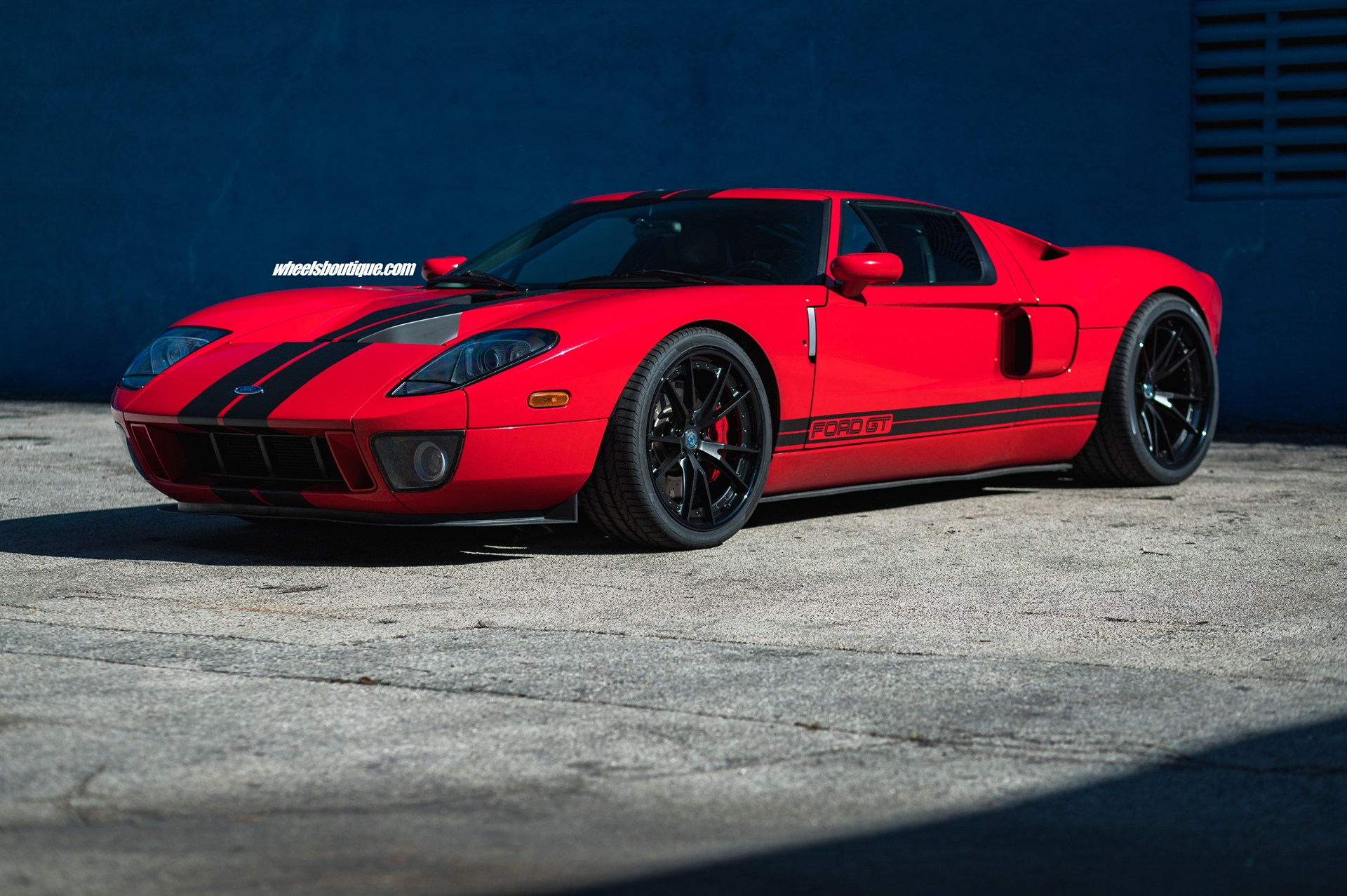 HRE S104 | Red Ford GT
