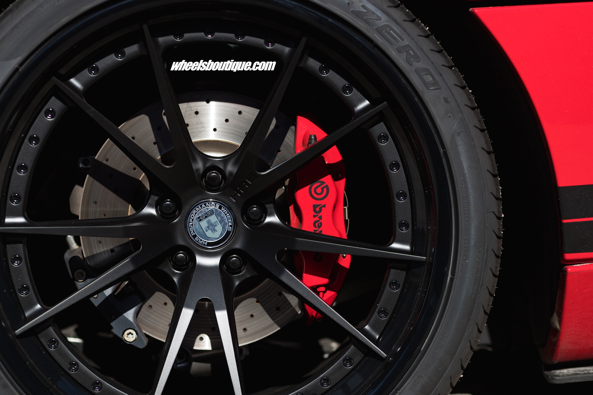 HRE S104 | Red Ford GT