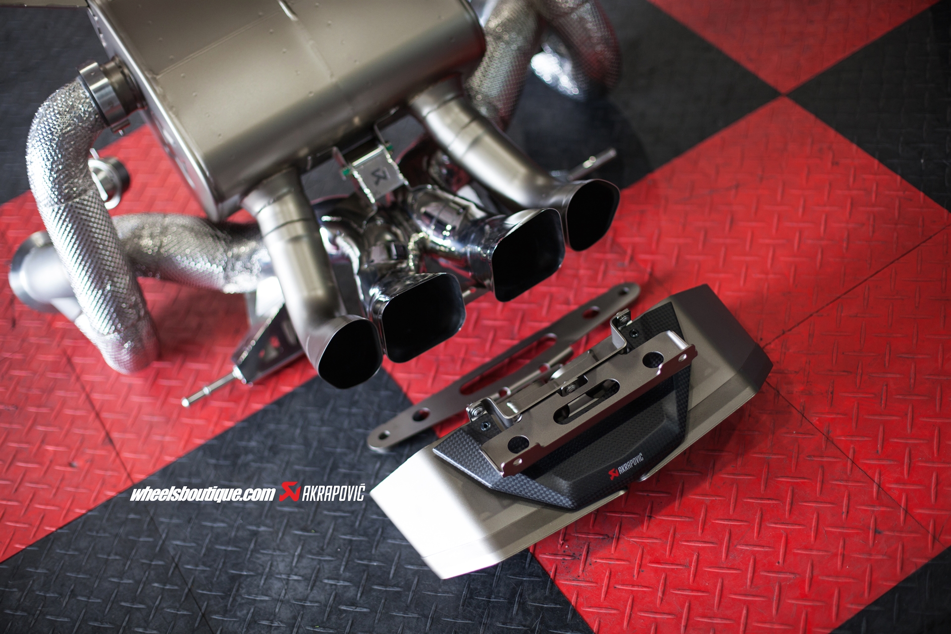 Lamborghini Aventador Akrapovic Exhaust Install