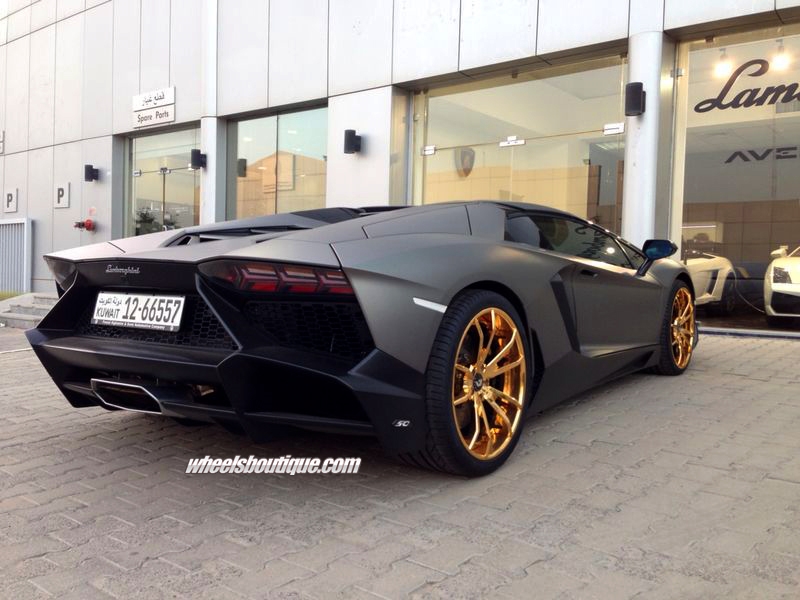 24k Gold Forgiato F2.01 | Lamborghini Aventador