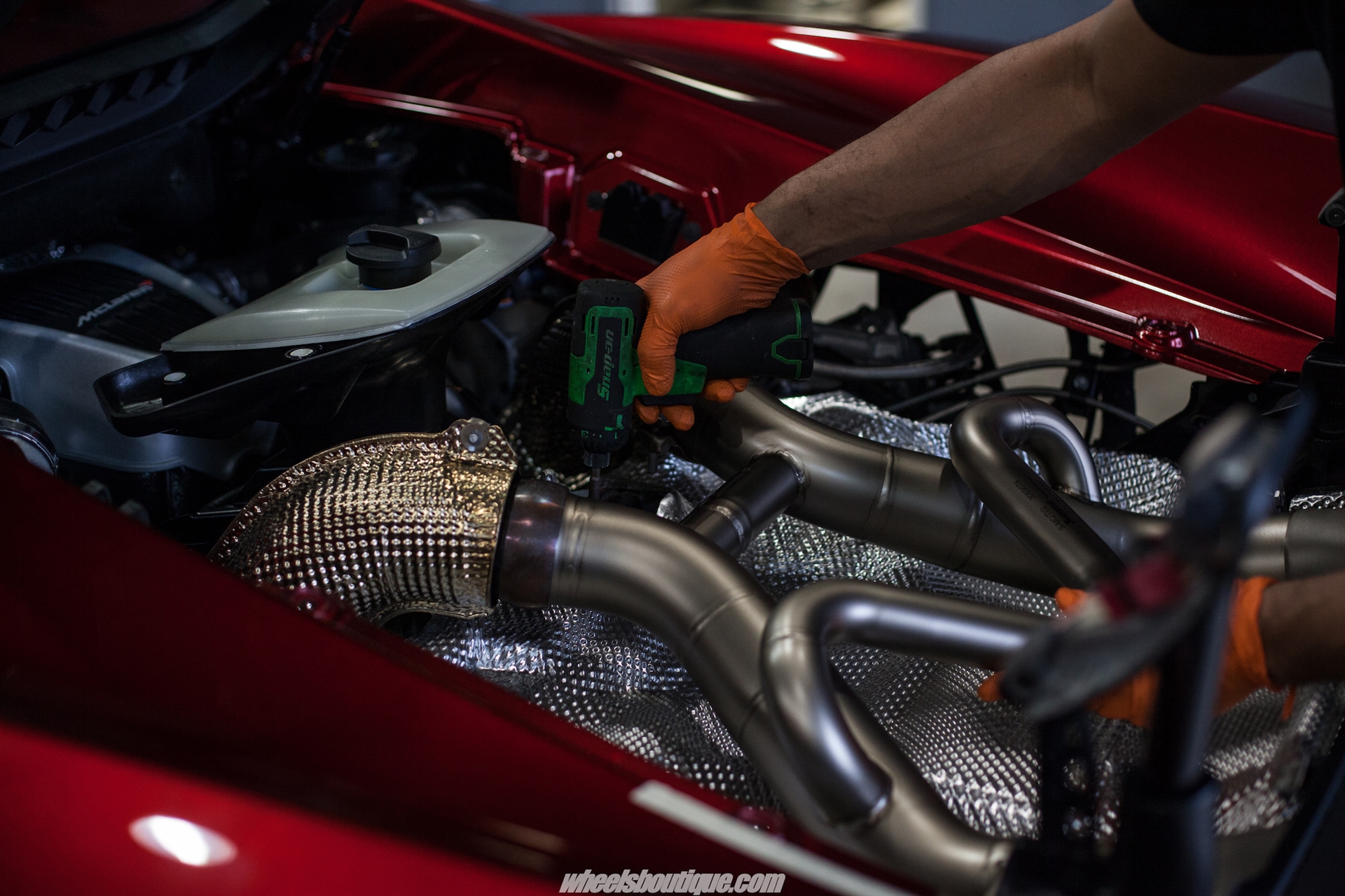 McLaren 650S Akrapovic Exhaust Install