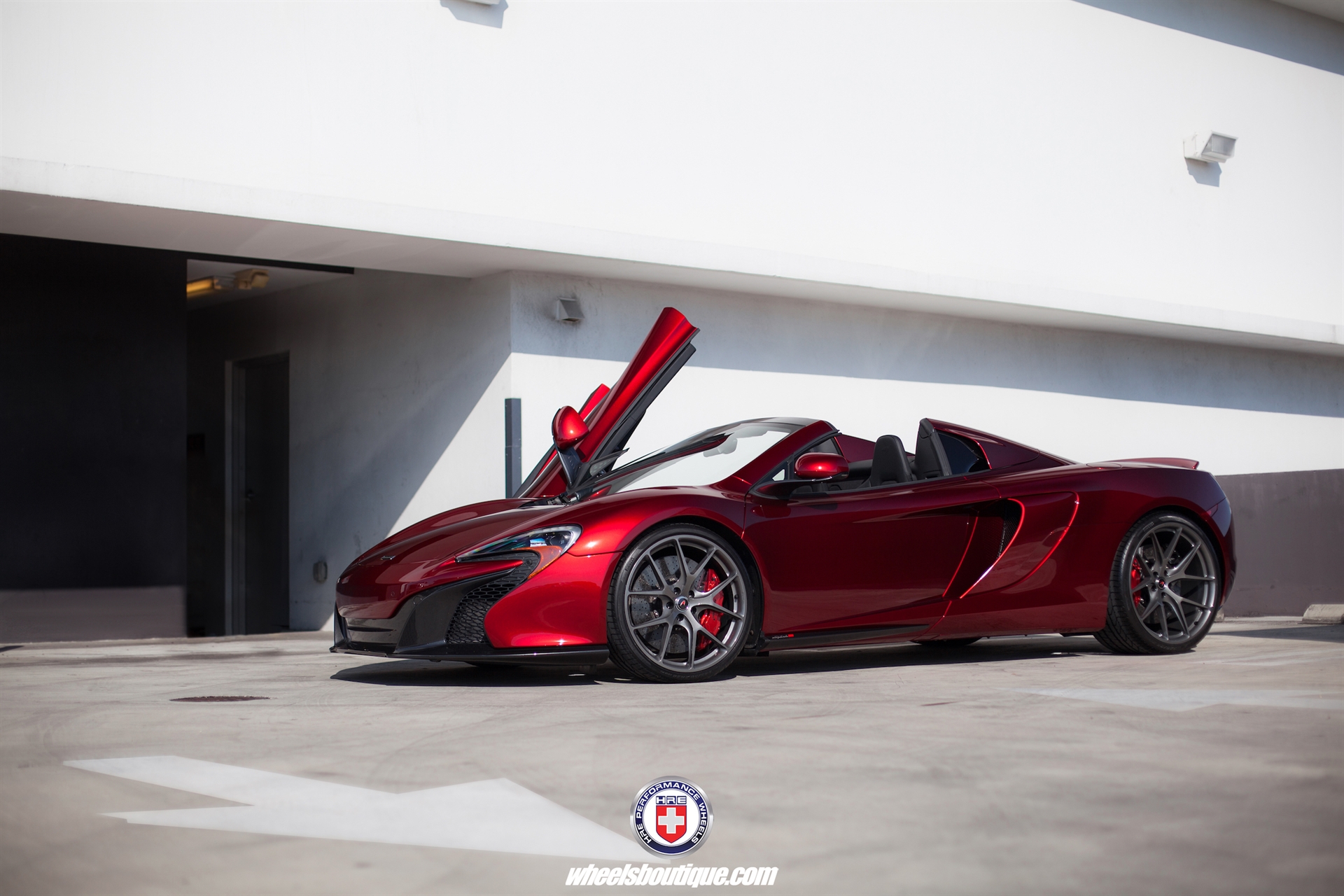 HRE P101 | McLaren 650S Volcano Red