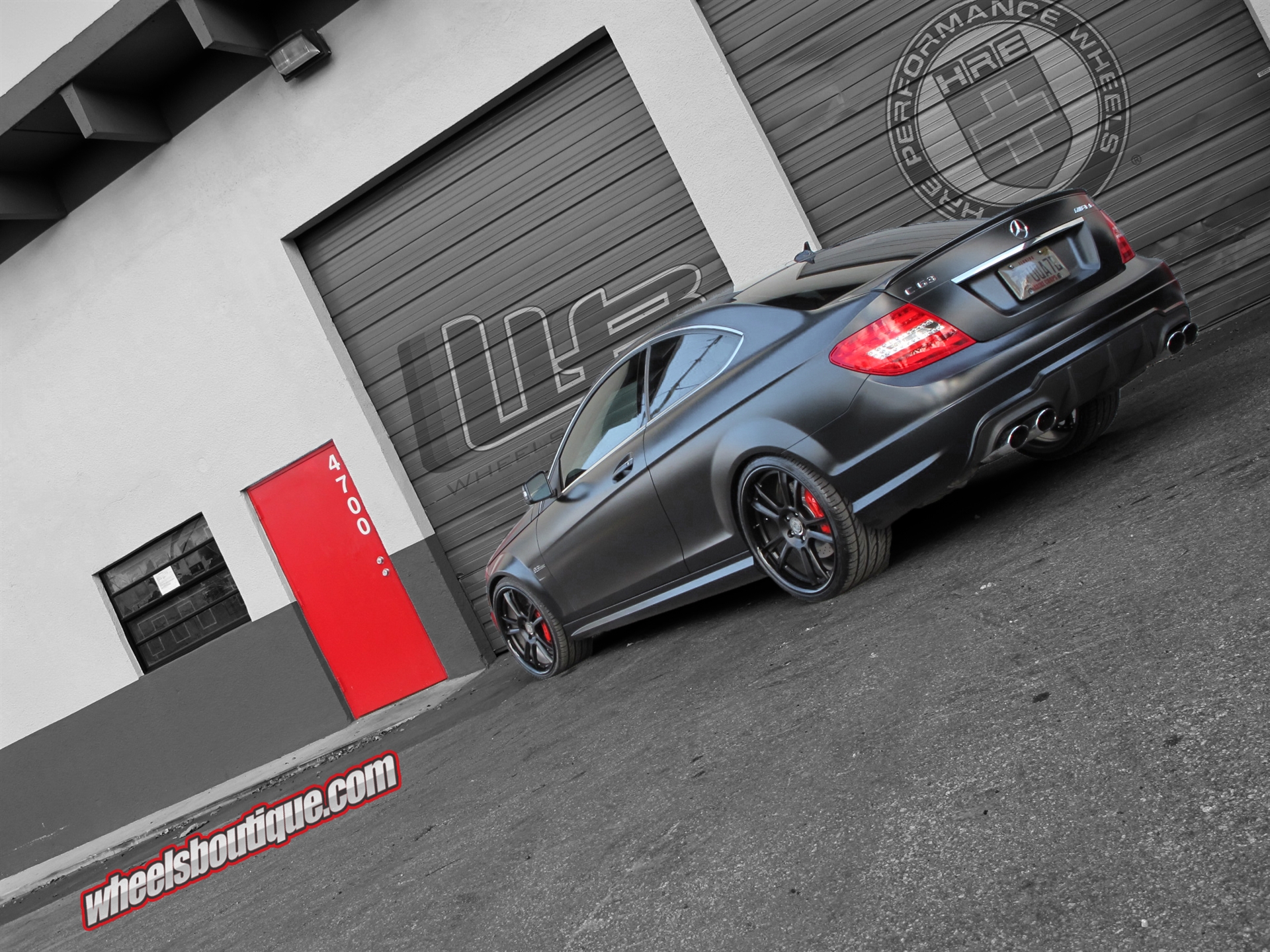 HRE 794RS | Mercedes C63 AMG Matte Black