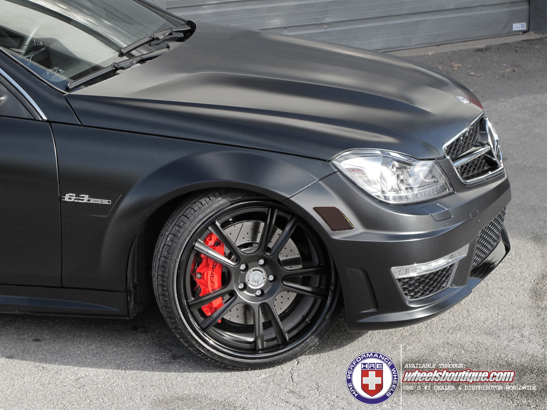 HRE 794RS | Mercedes C63 AMG Matte Black