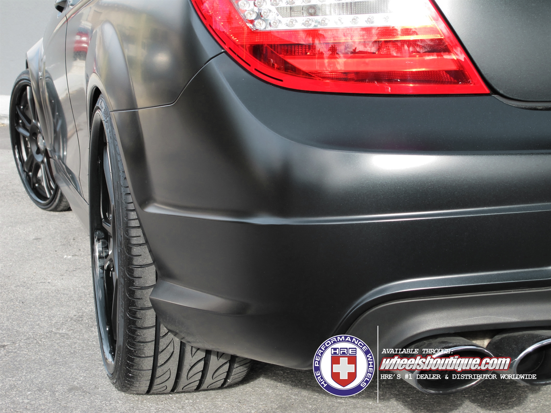 HRE 794RS | Mercedes C63 AMG Matte Black
