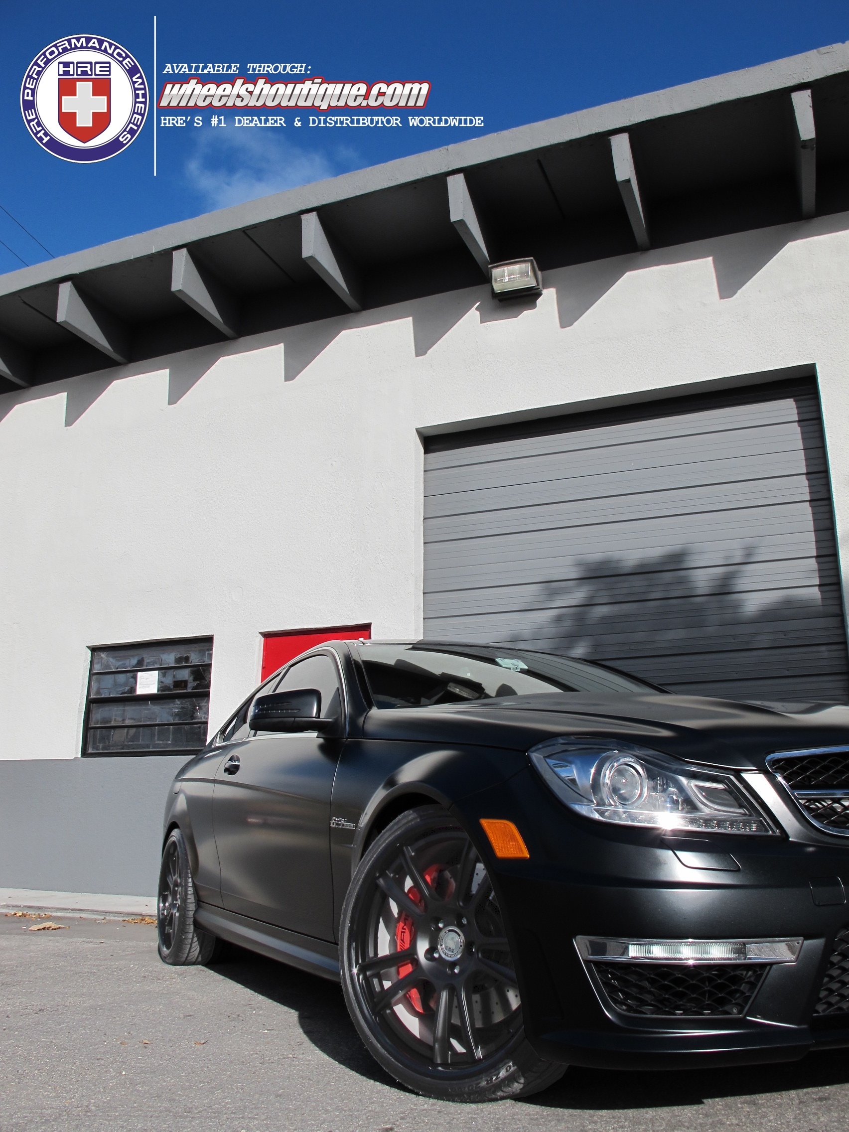 HRE 794RS | Mercedes C63 AMG Matte Black