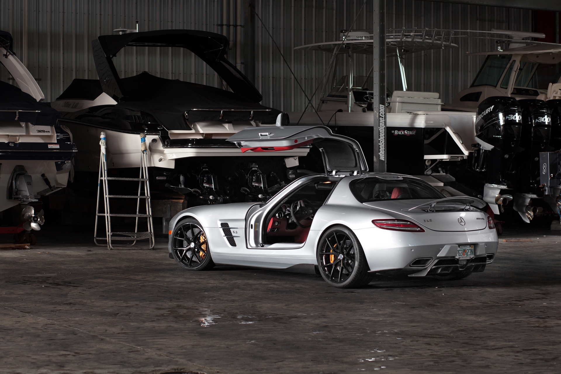 Mercedes Benz SLS AMG on HRE P101