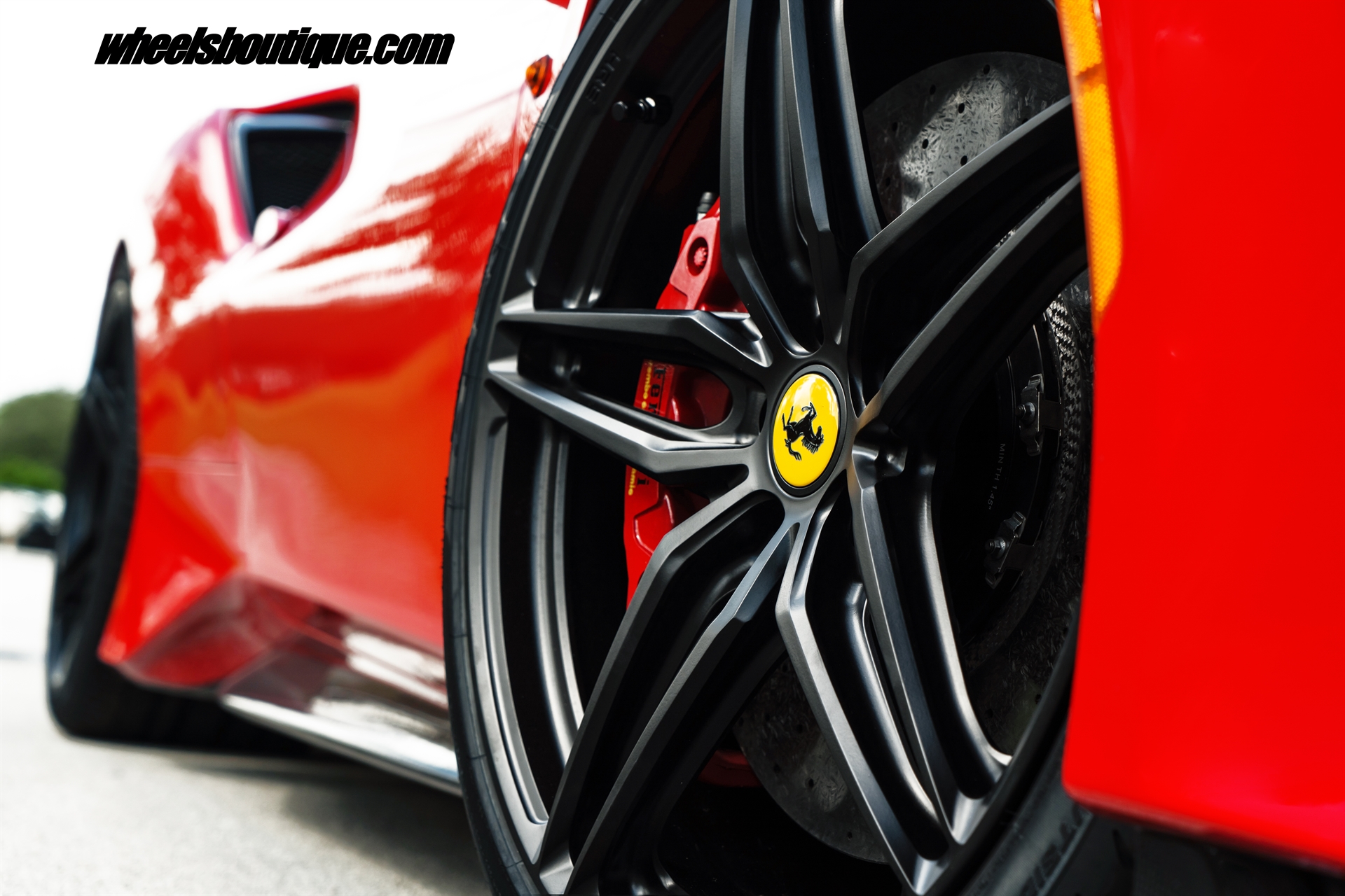 Ferrari 488 Pista | Rosso Corza | on HRE P107SC | Satin Black