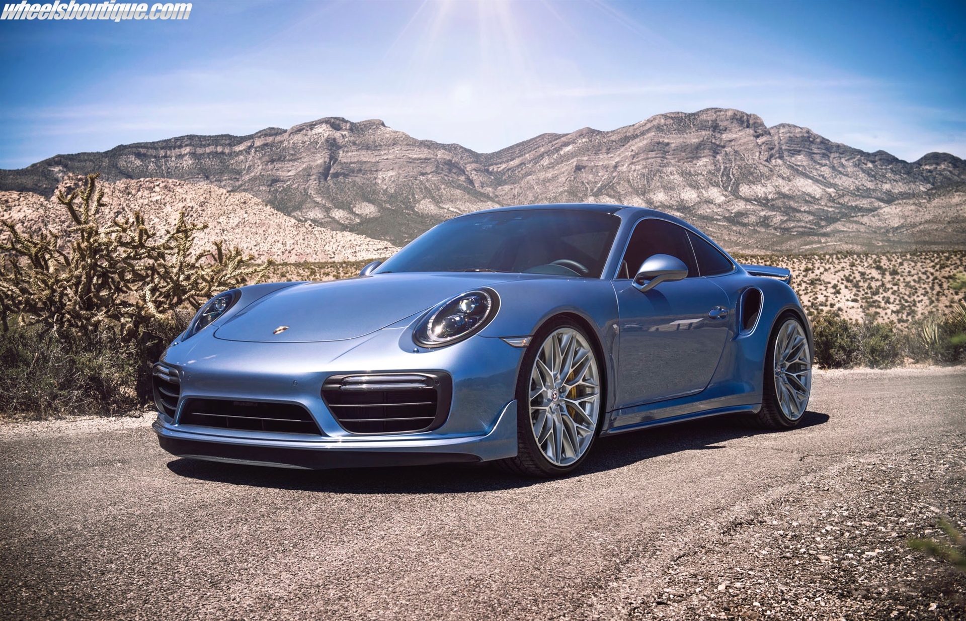 HRE P200 – Ice Blue Metallic | Porsche 991 Turbo