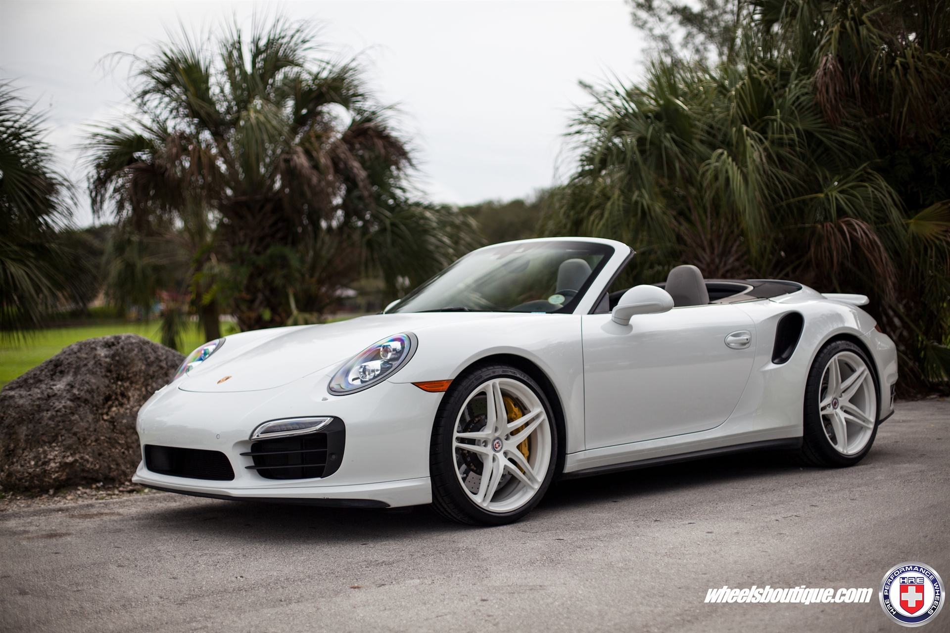 HRE P107 | White Porsche 991 Turbo S