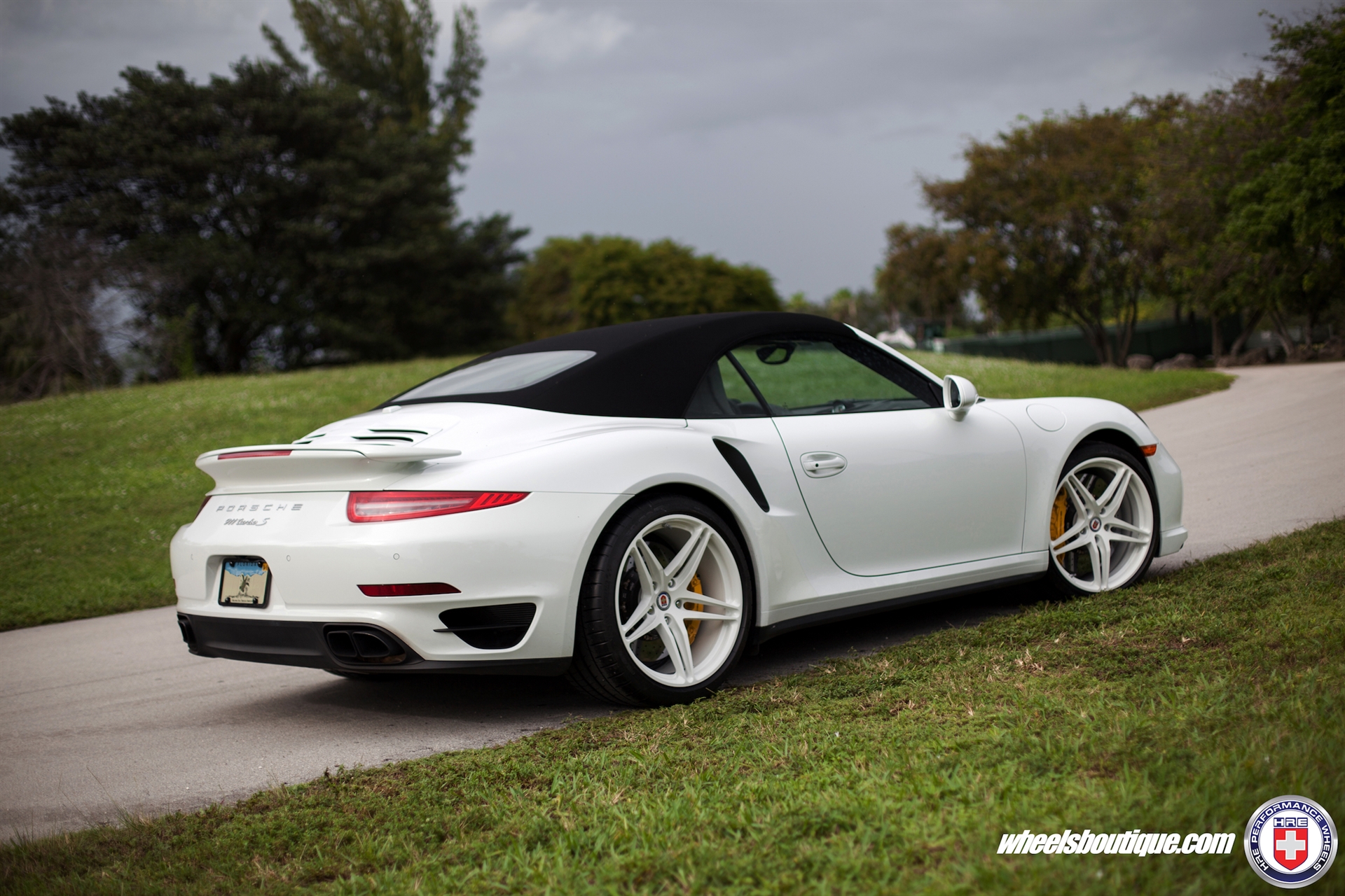 HRE P107 | White Porsche 991 Turbo S