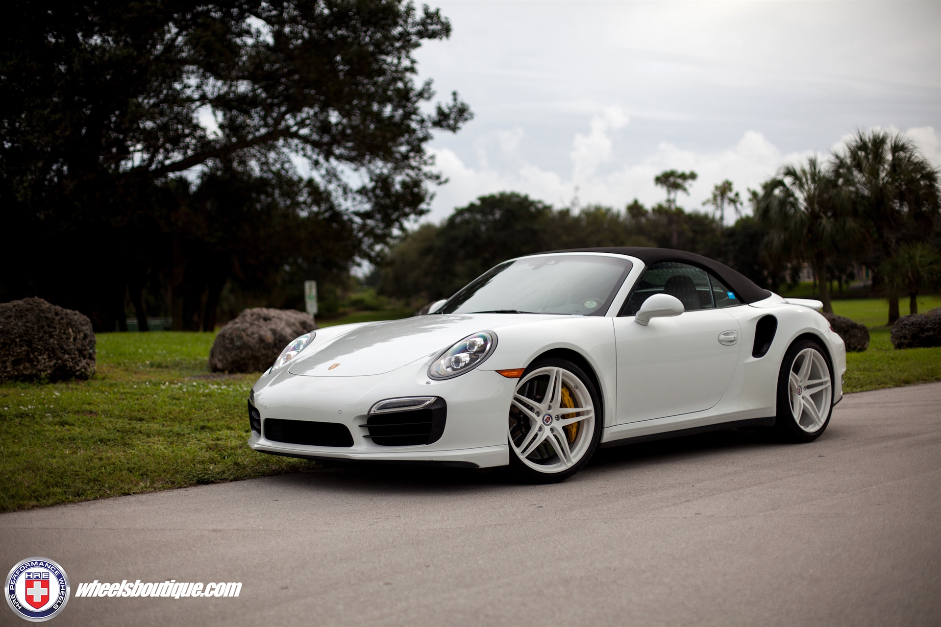 HRE P107 | White Porsche 991 Turbo S