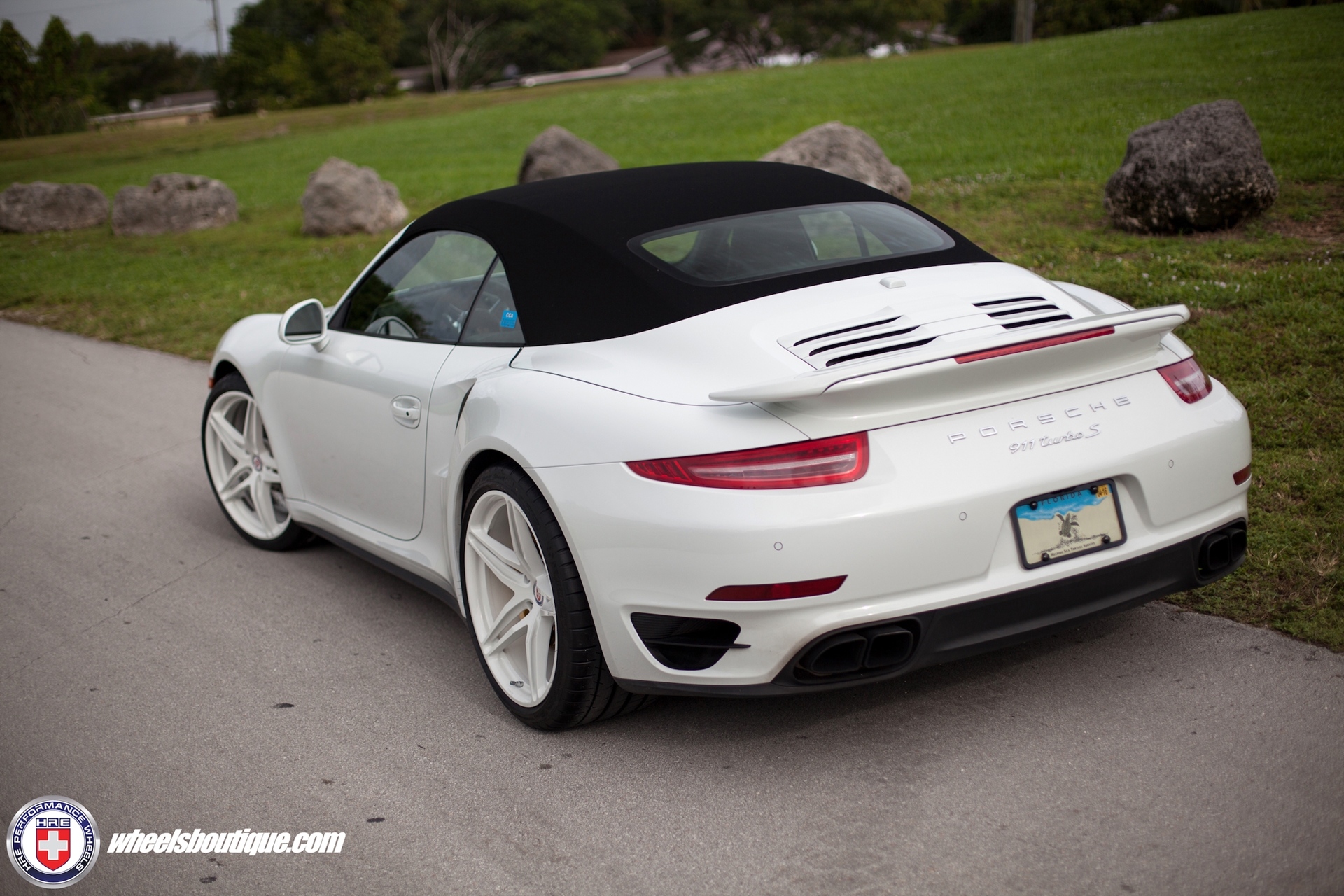 HRE P107 | White Porsche 991 Turbo S