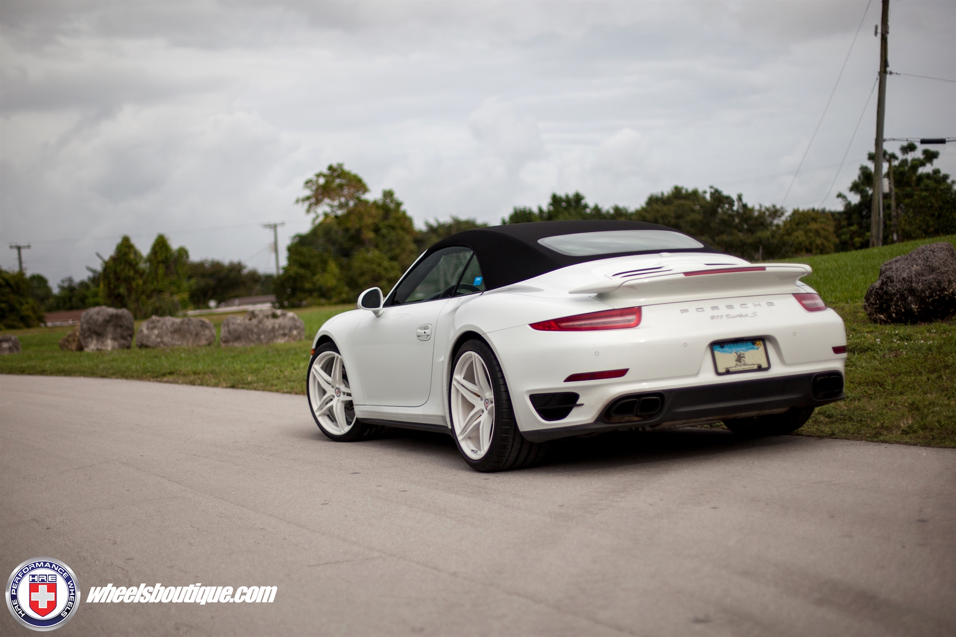 HRE P107 | White Porsche 991 Turbo S