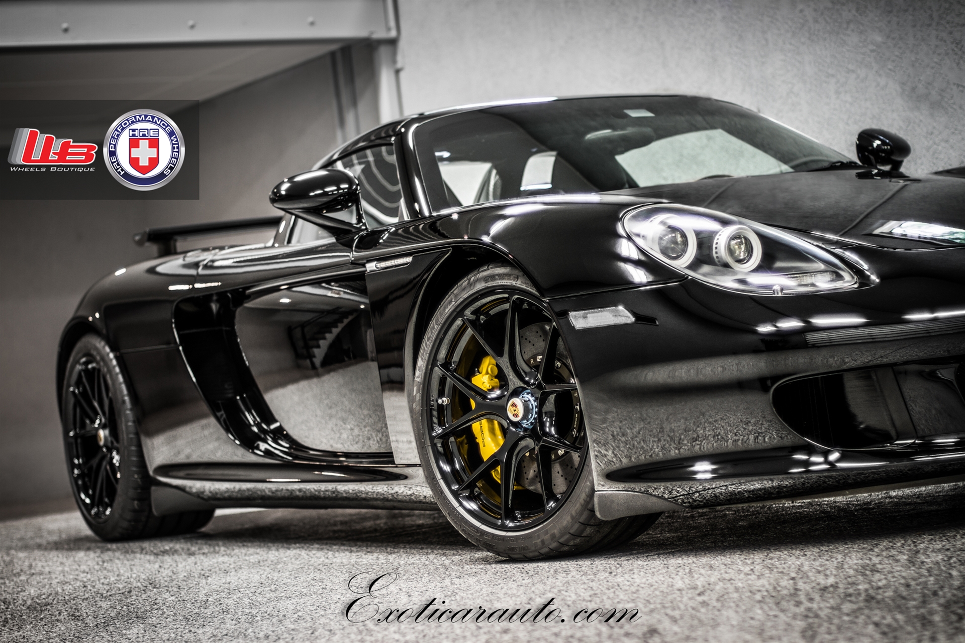 HRE P101 | Black Porsche Carrera GT