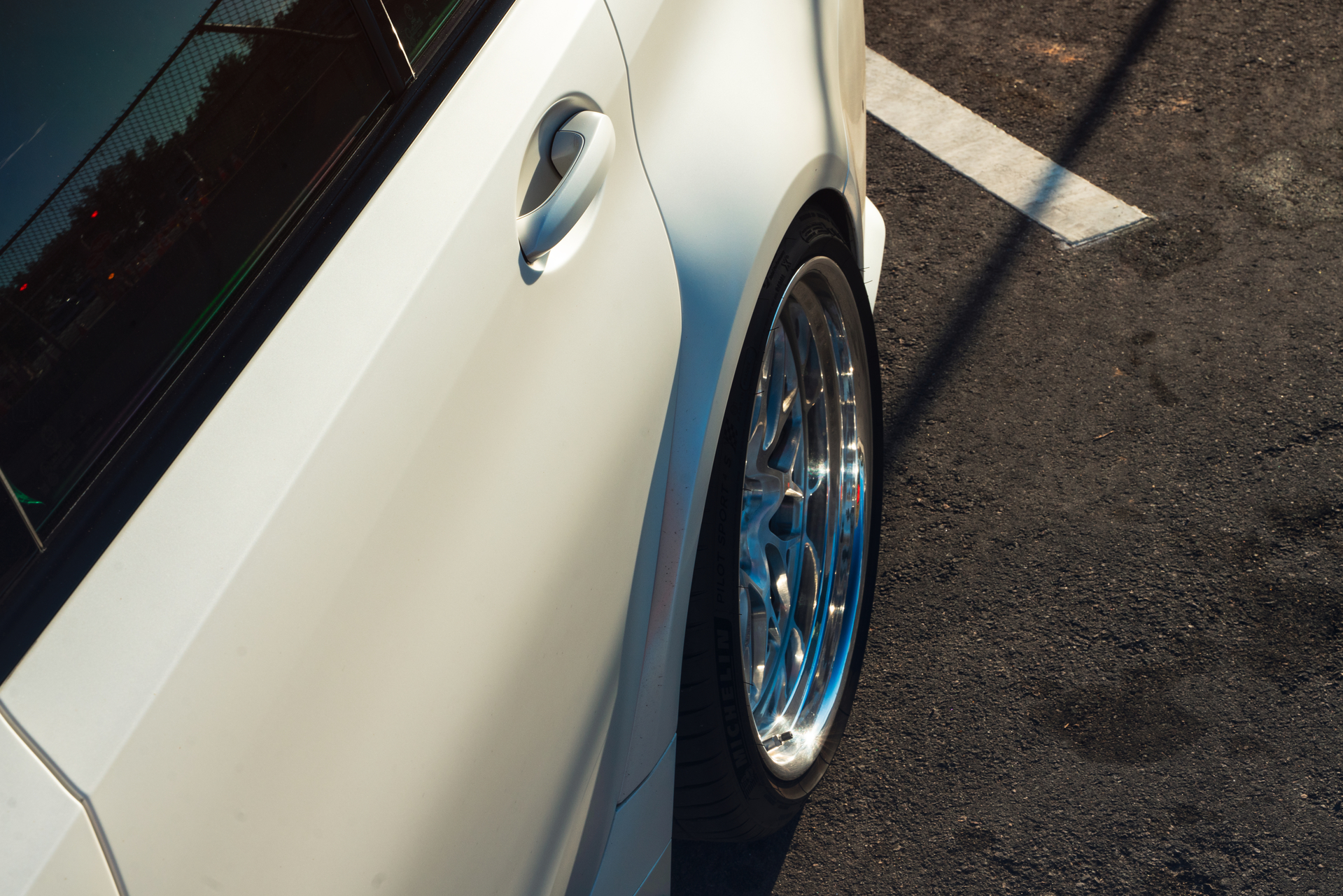 BMW G80 M3 | Alpine White | on HRE 520 FMR | Brushed Clear