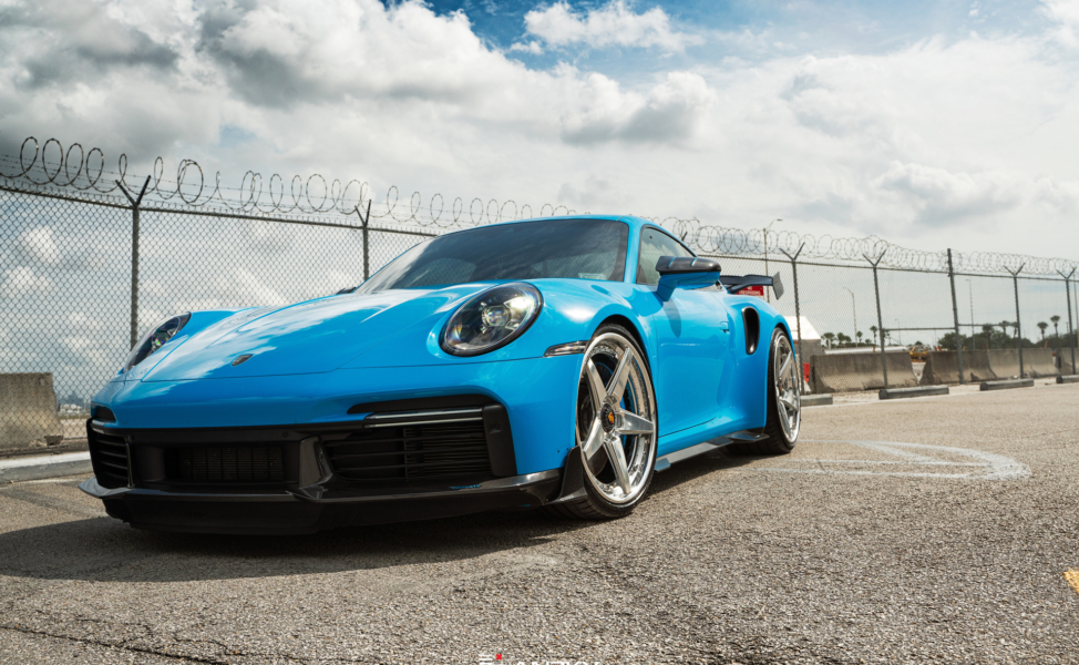 Mansory Porsche 992 | Rivera Blue | on ANRKY RS5.3 | Polished Clear
