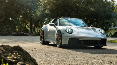 Porsche 992.2 GTS | Ice Gray Metallic | on HRE S101SC | Satin White Gold