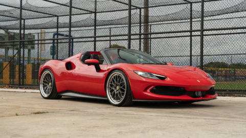 Ferrari 296 GTS | Rosso Corsa | on HRE 520 FMR Classic | Gloss Charcoal
